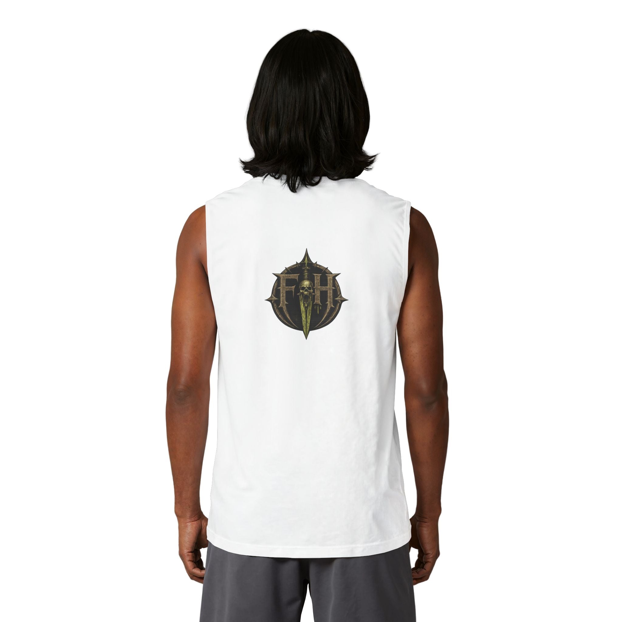 Forever Horror Muscle Tank — Graphic Back Logo Sleeveless Tee