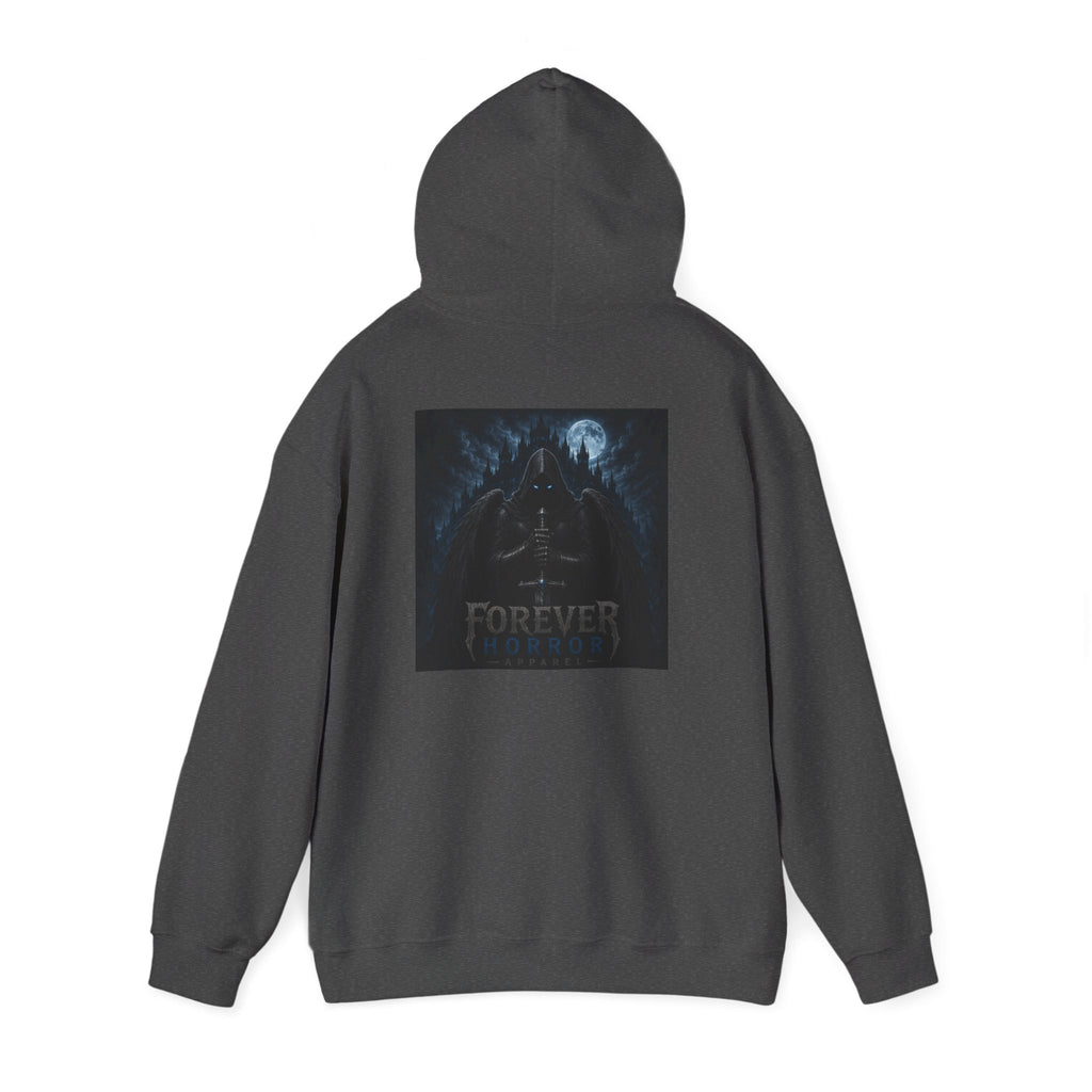 Hoodie — 'Forever Horror' Raven Wings Graphic Pullover