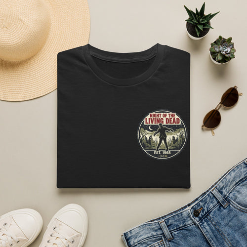 Night of the Living Dead T‑Shirt — Vintage Horror Movie Logo Tee