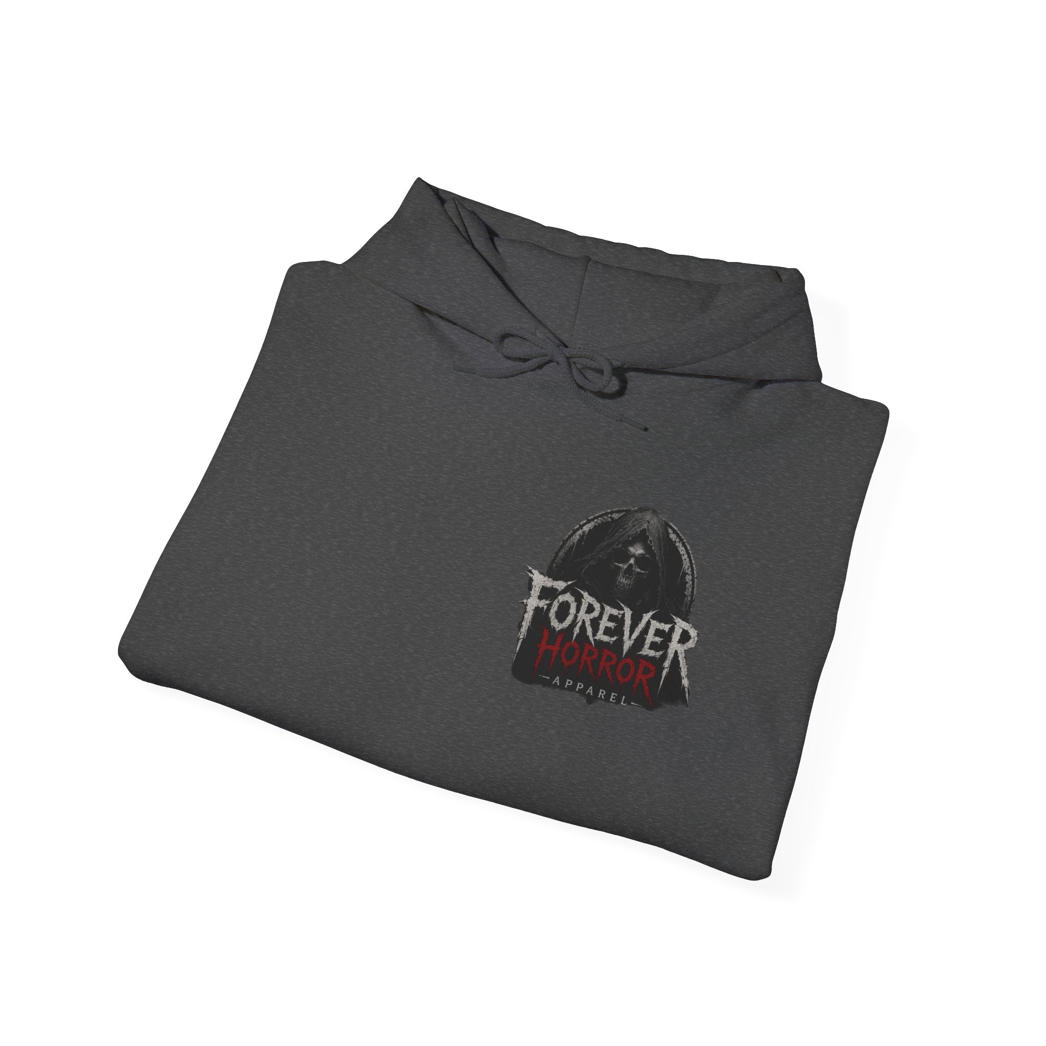 Hoodie — 'Forever Horror' Raven Wings Graphic Pullover