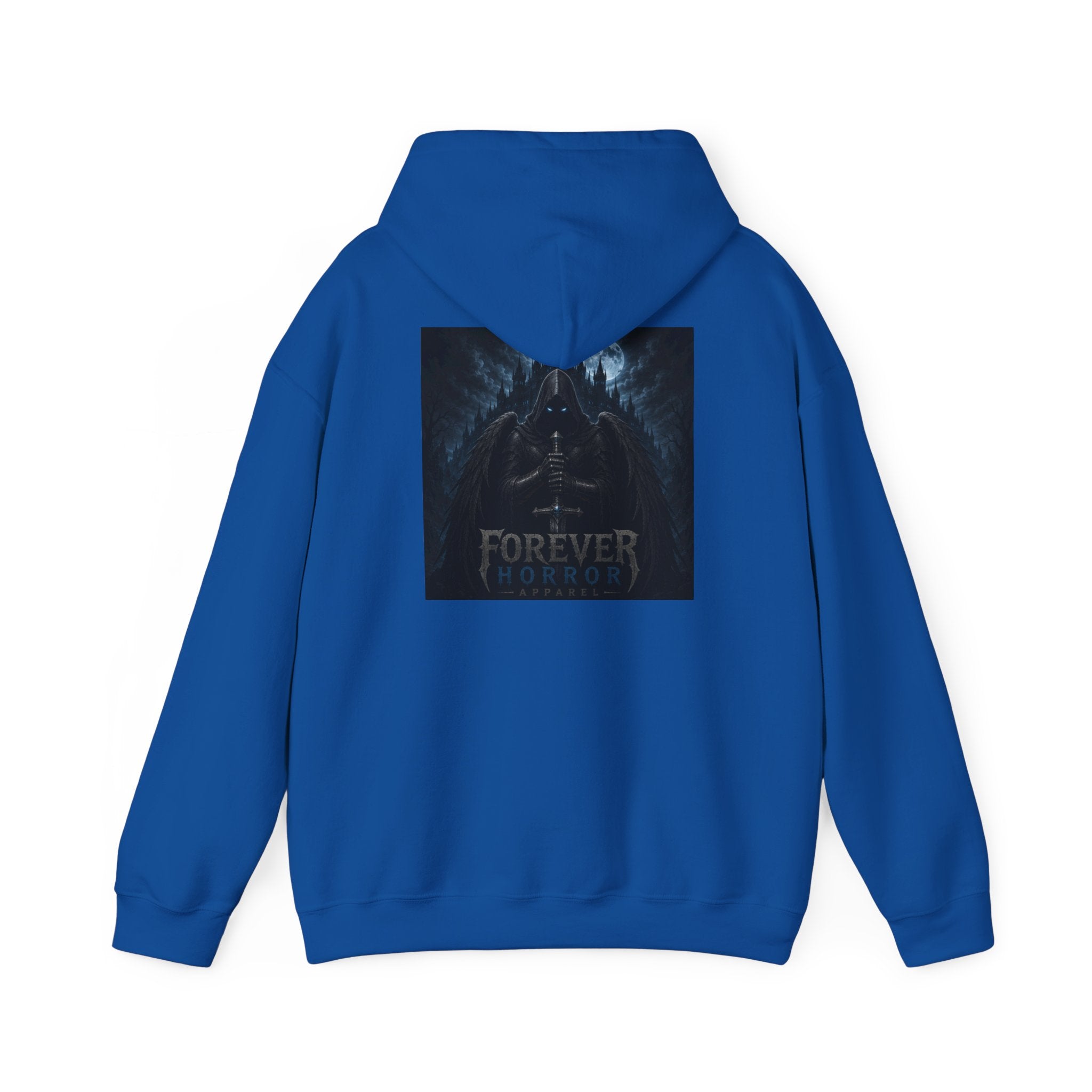 Hoodie — 'Forever Horror' Raven Wings Graphic Pullover
