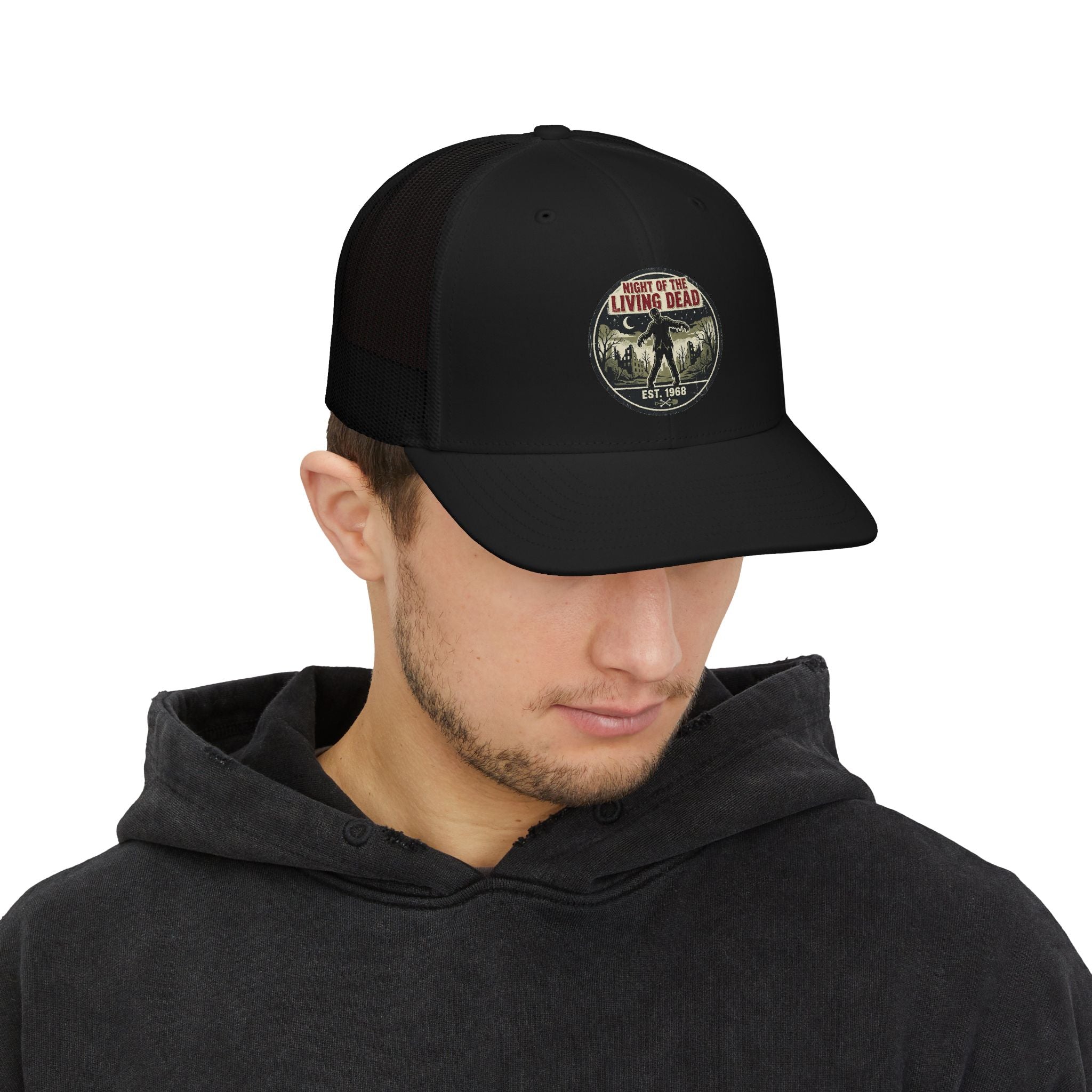 Night of the Living Dead Vintage Patch Snapback Trucker Cap