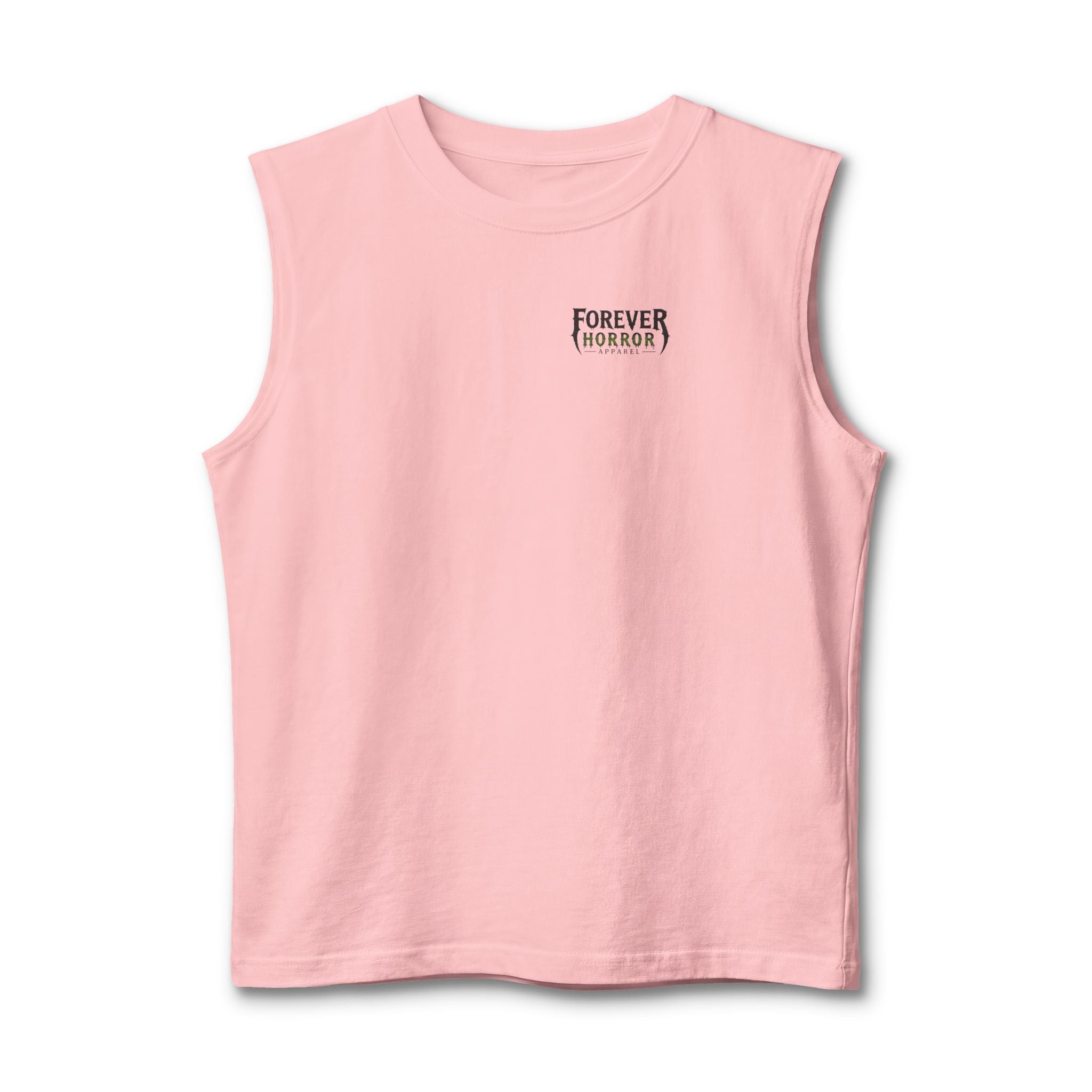 Forever Horror Muscle Tank — Graphic Back Logo Sleeveless Tee