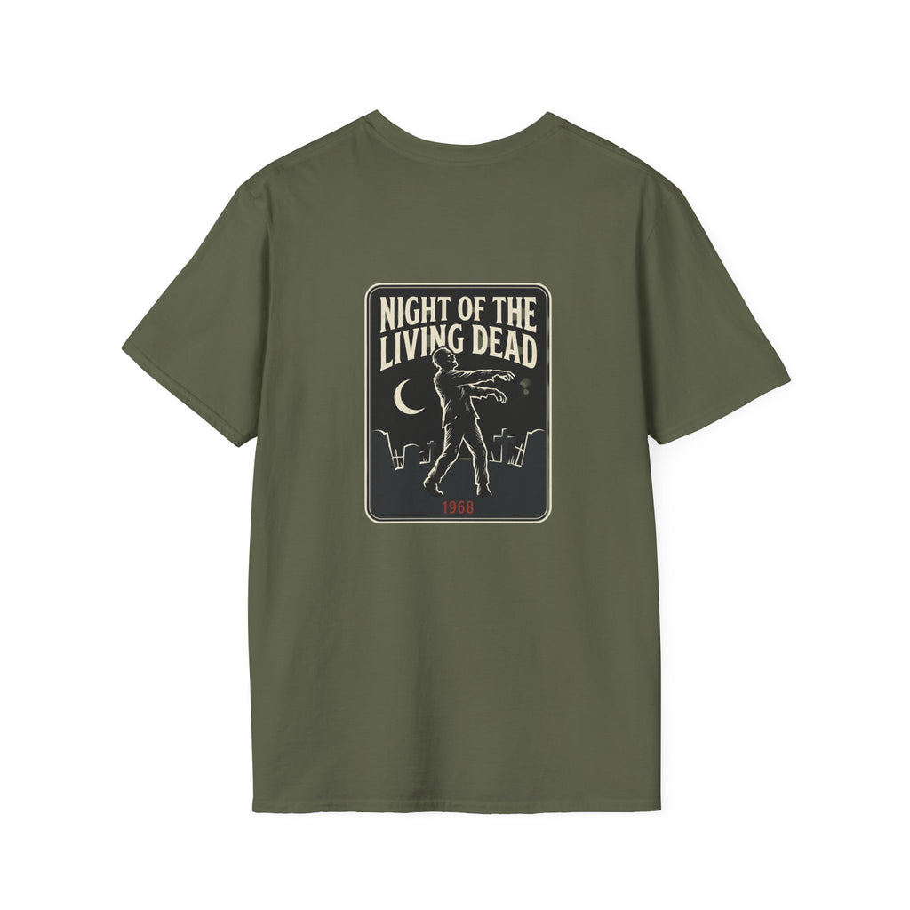 Night of the Living Dead T‑Shirt — Vintage Horror Movie Logo Tee