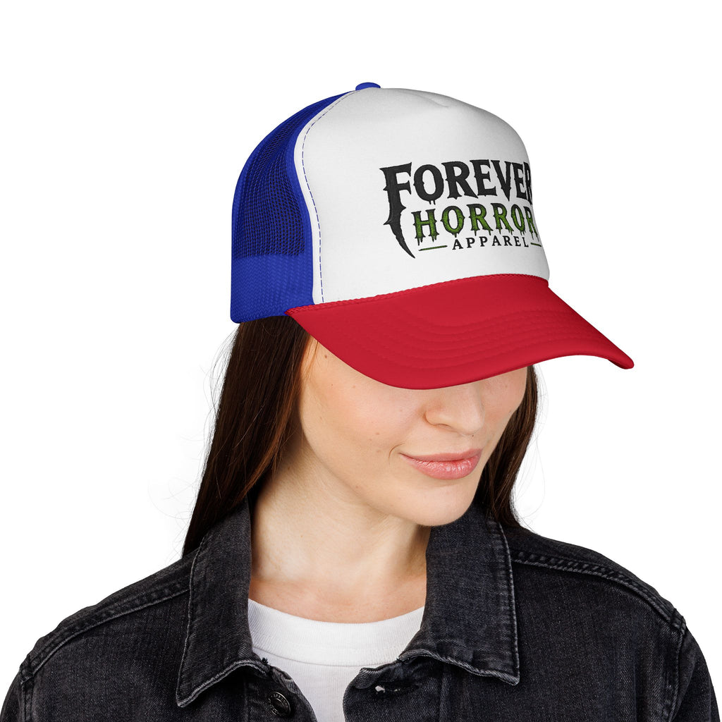 Horror Trucker Hat — "Forever Horror Apparel" Mesh Cap