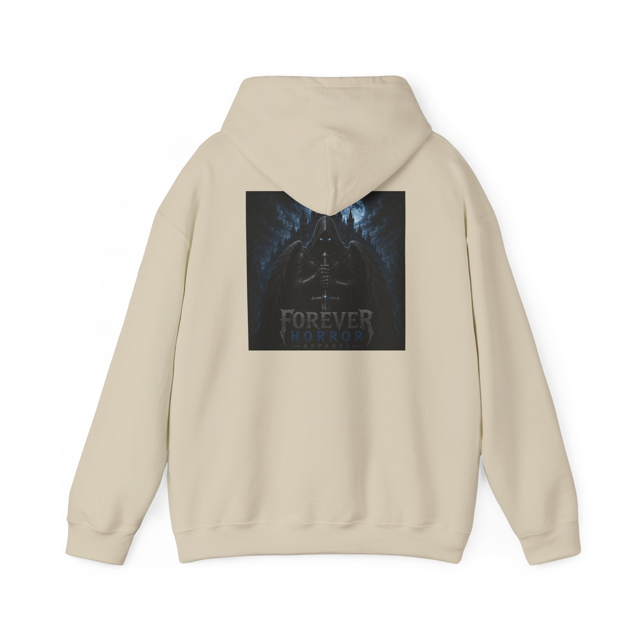 Hoodie — 'Forever Horror' Raven Wings Graphic Pullover