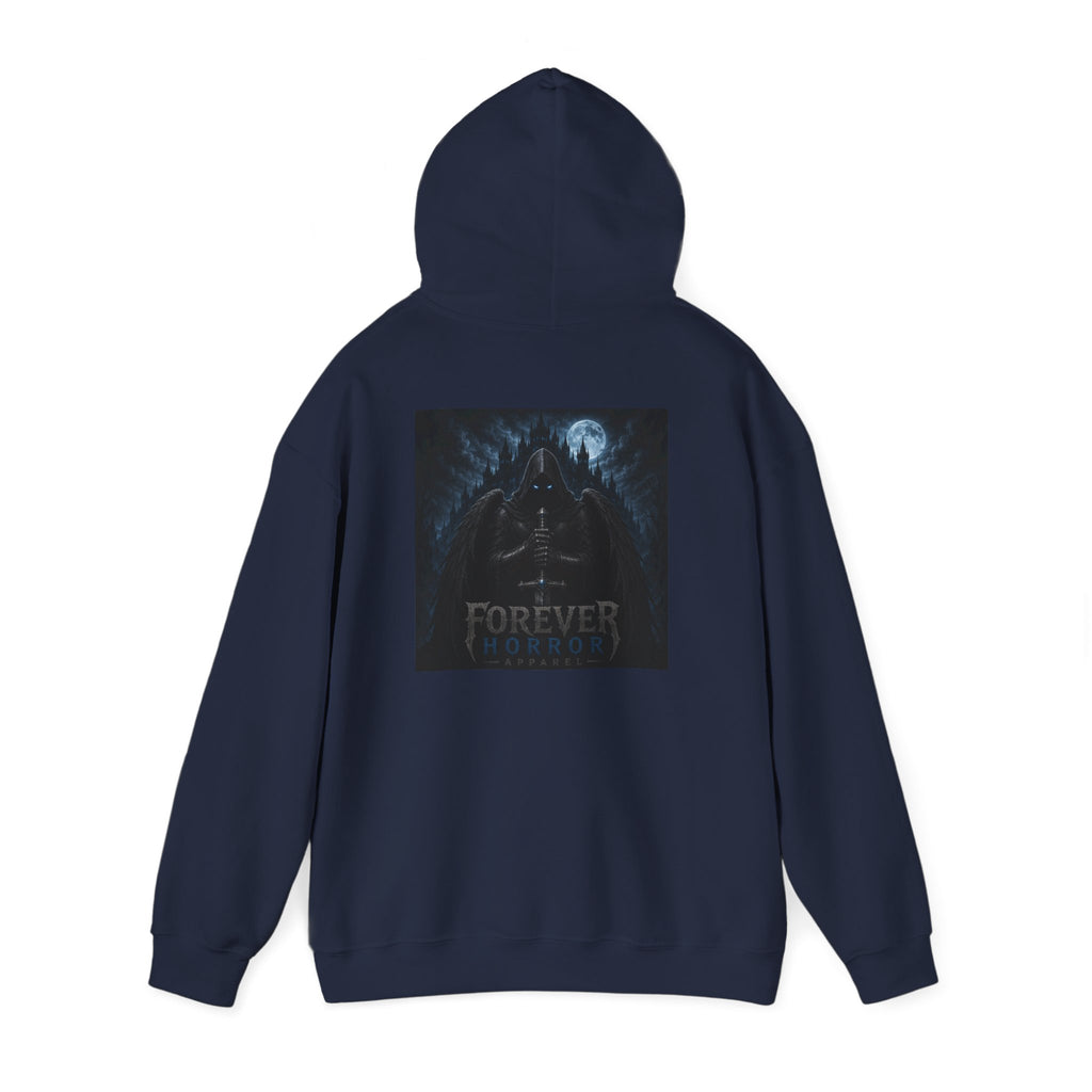 Hoodie — 'Forever Horror' Raven Wings Graphic Pullover