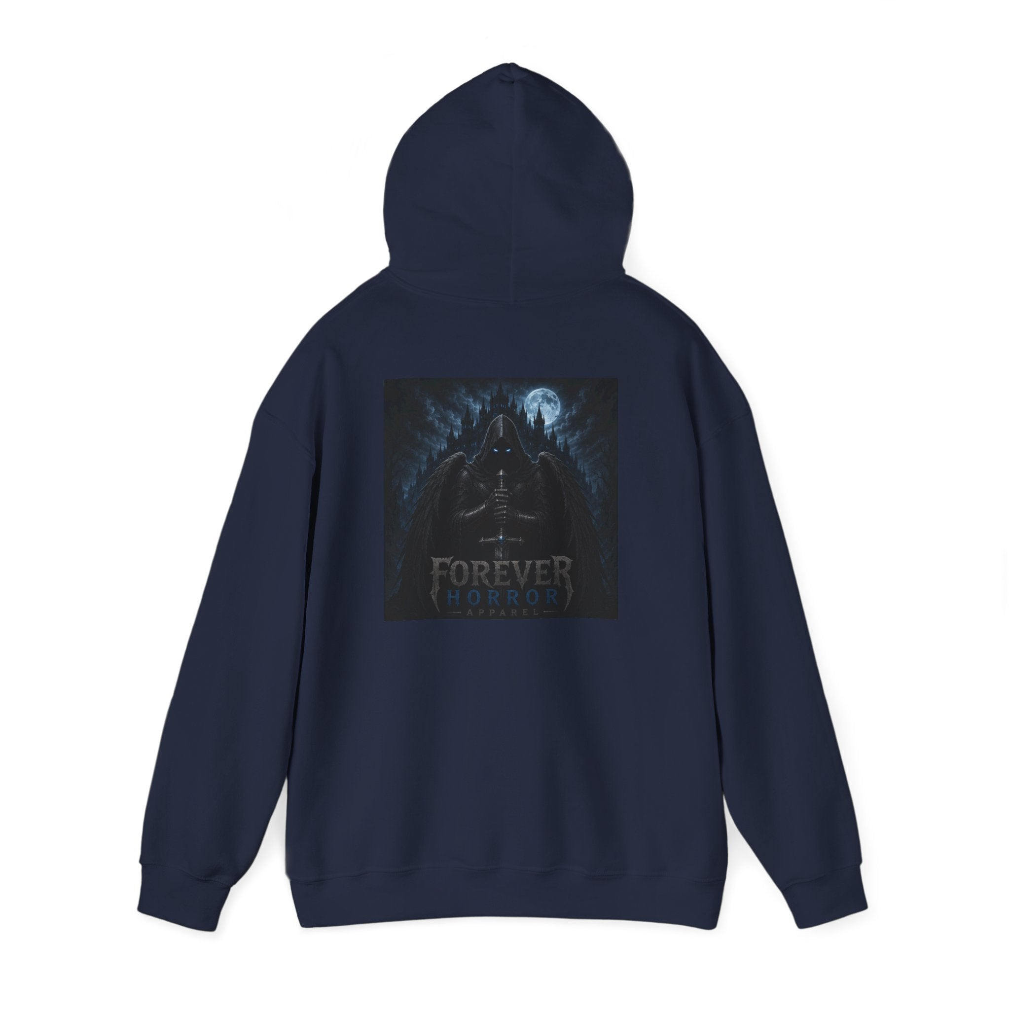 Hoodie — 'Forever Horror' Raven Wings Graphic Pullover