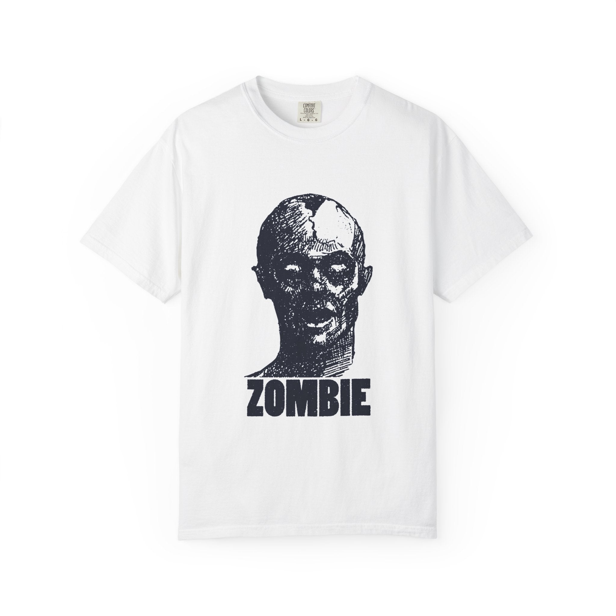 Zombie Graphic T-Shirt — Vintage Horror Head Tee