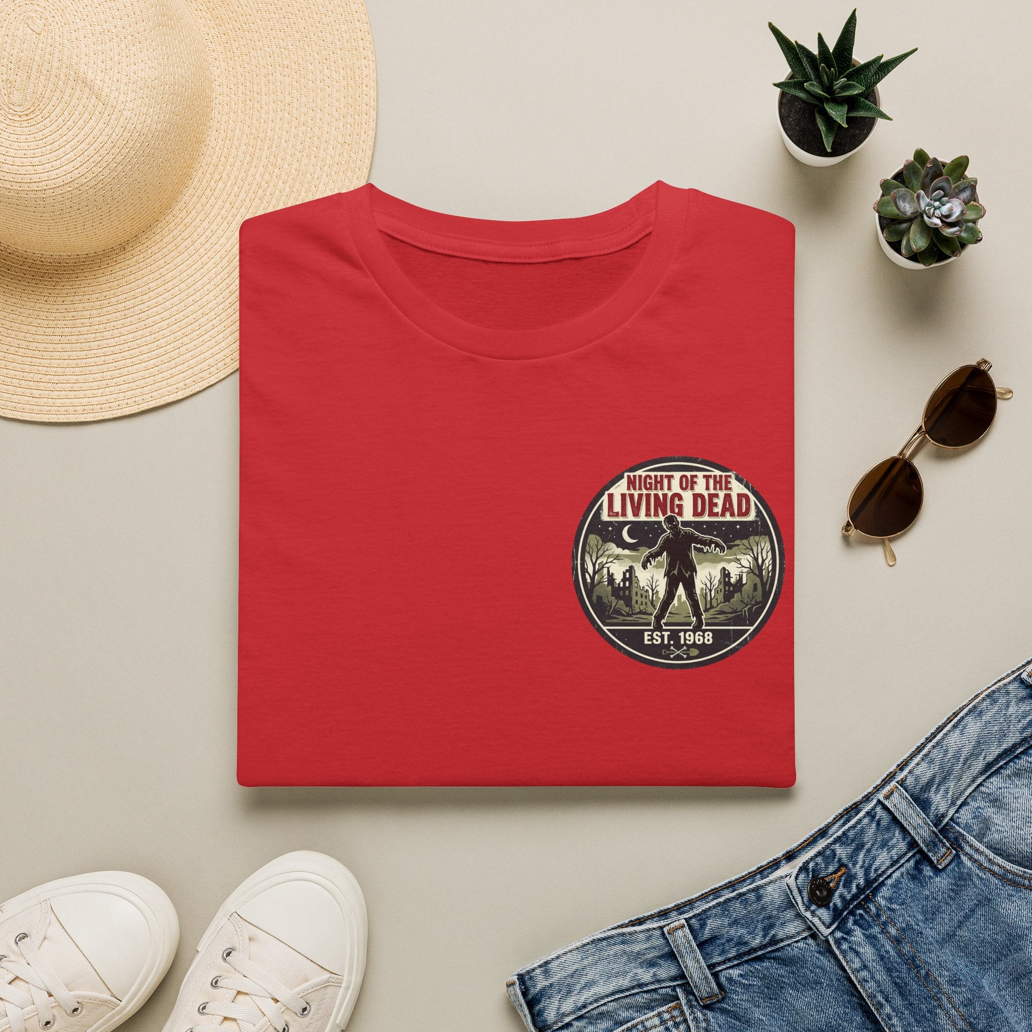 Night of the Living Dead T‑Shirt — Vintage Horror Movie Logo Tee