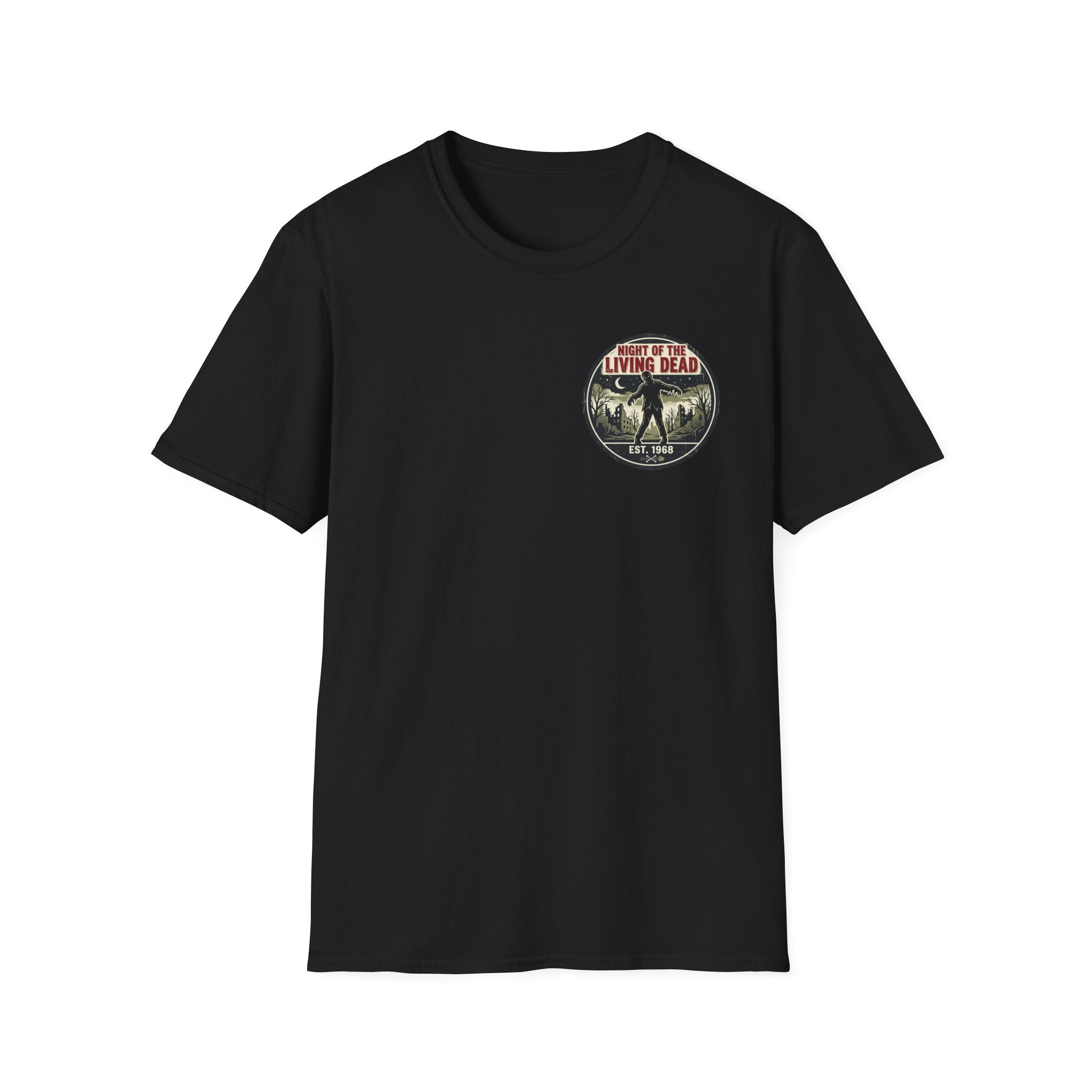 Night of the Living Dead T‑Shirt — Vintage Horror Movie Logo Tee