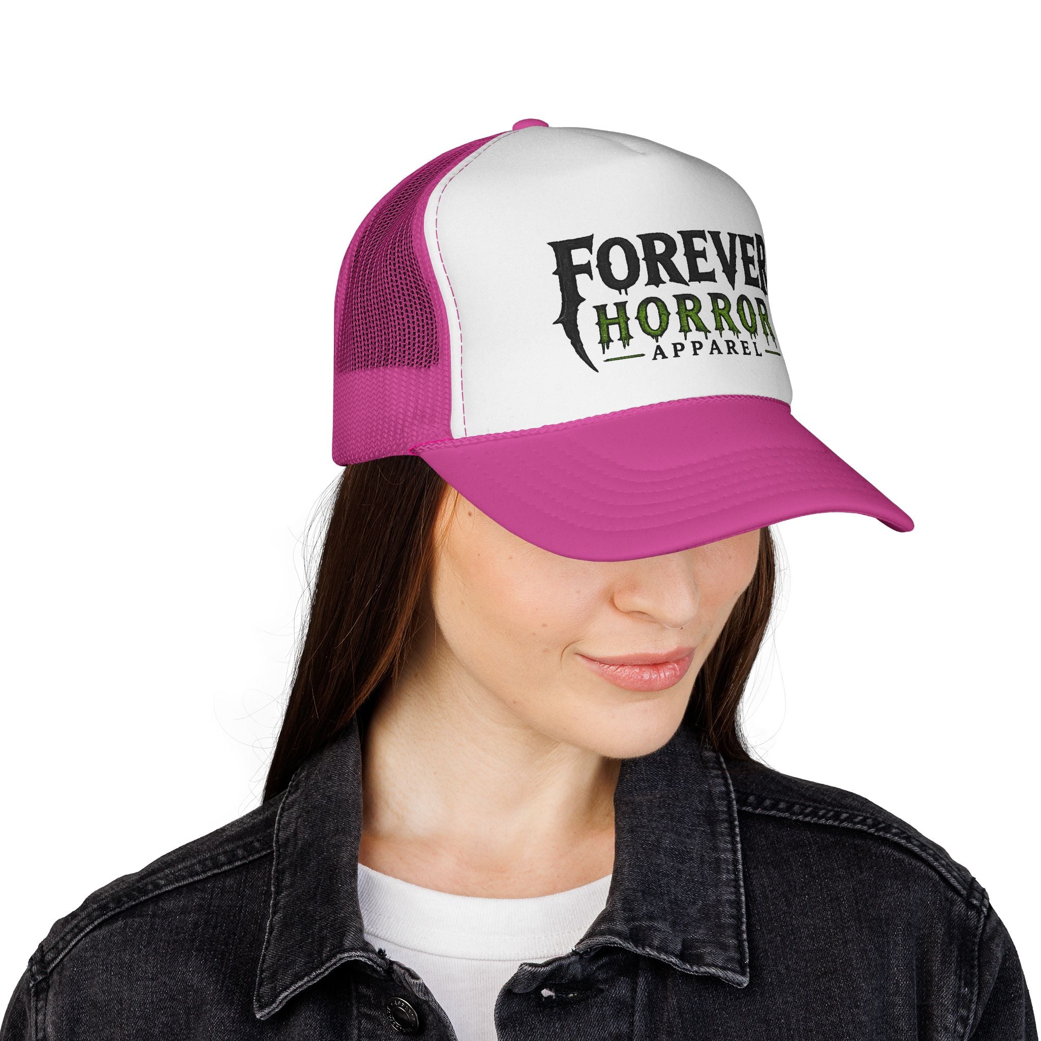 Horror Trucker Hat — "Forever Horror Apparel" Mesh Cap