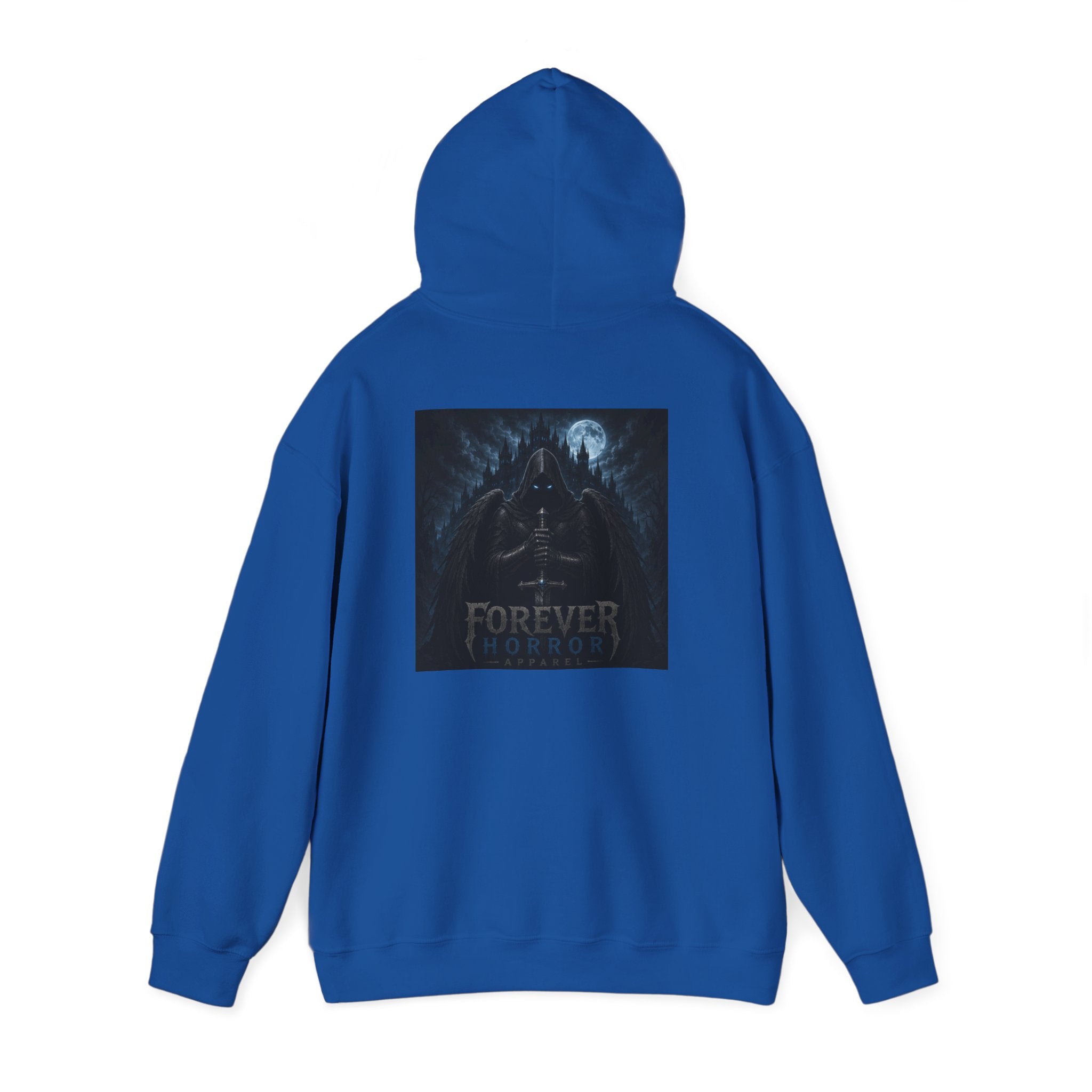 Hoodie — 'Forever Horror' Raven Wings Graphic Pullover