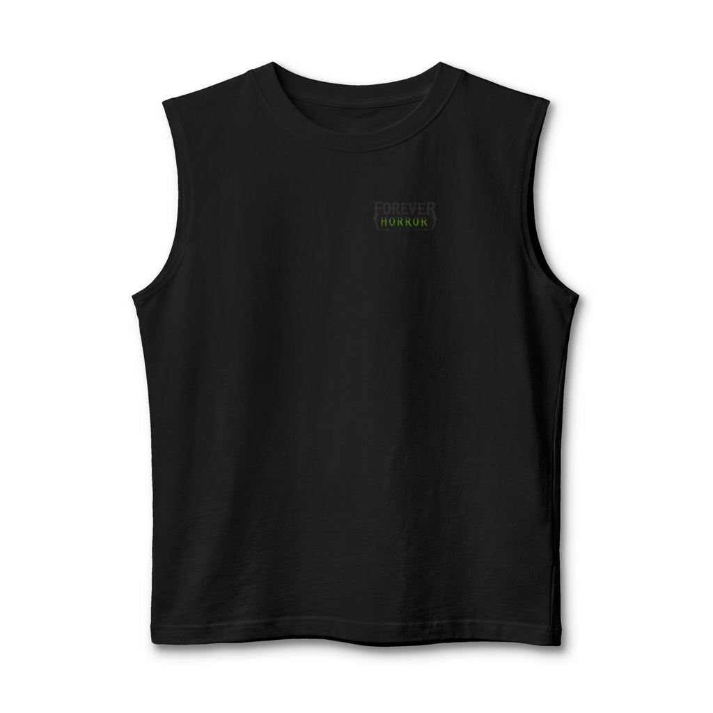 Forever Horror Muscle Tank — Graphic Back Logo Sleeveless Tee