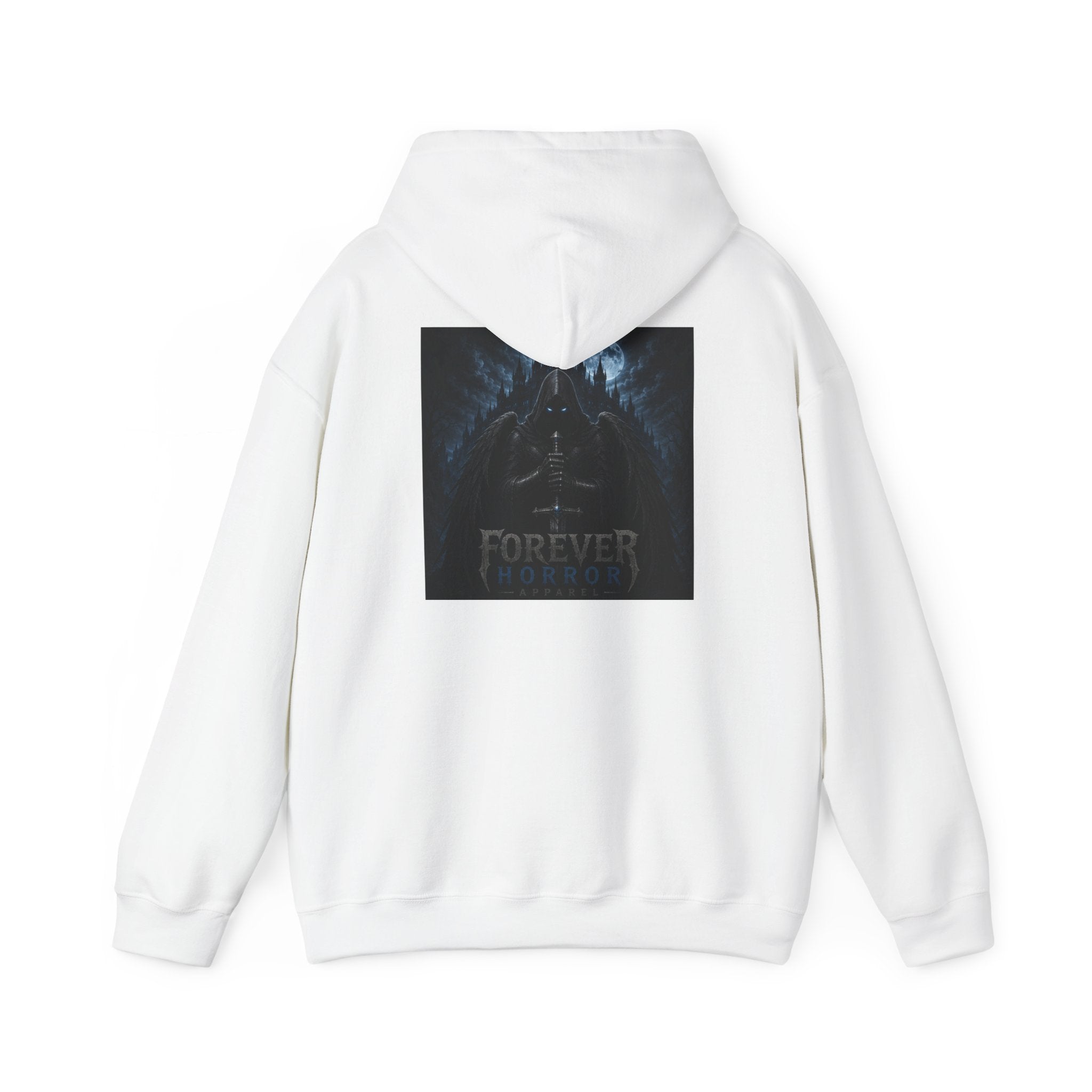 Hoodie — 'Forever Horror' Raven Wings Graphic Pullover