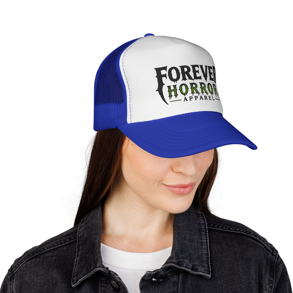Horror Trucker Hat — "Forever Horror Apparel" Mesh Cap