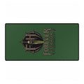 Forever Horror Apparel Green Gaming Desk Mat — Large Horror Skull Mouse Pad