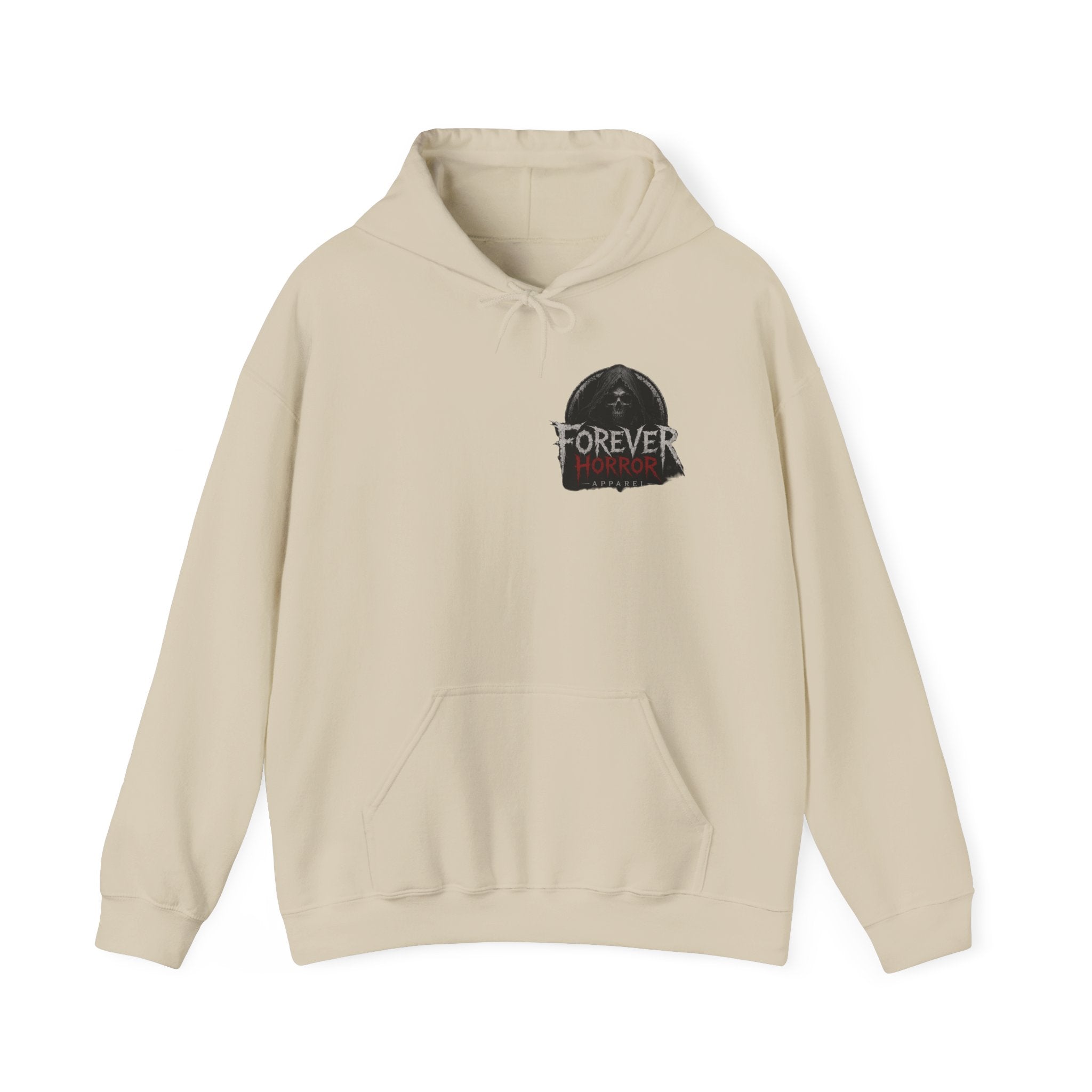 Hoodie — 'Forever Horror' Raven Wings Graphic Pullover