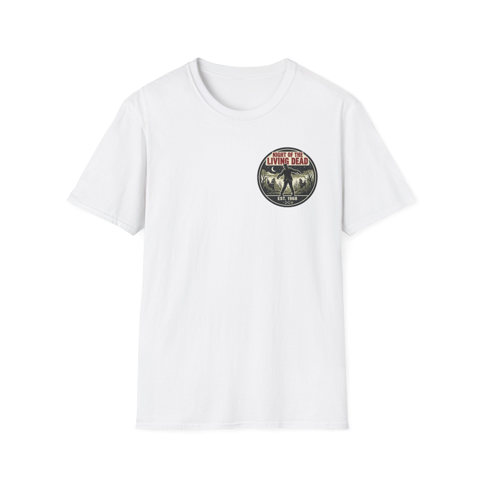 Night of the Living Dead T‑Shirt — Vintage Horror Movie Logo Tee