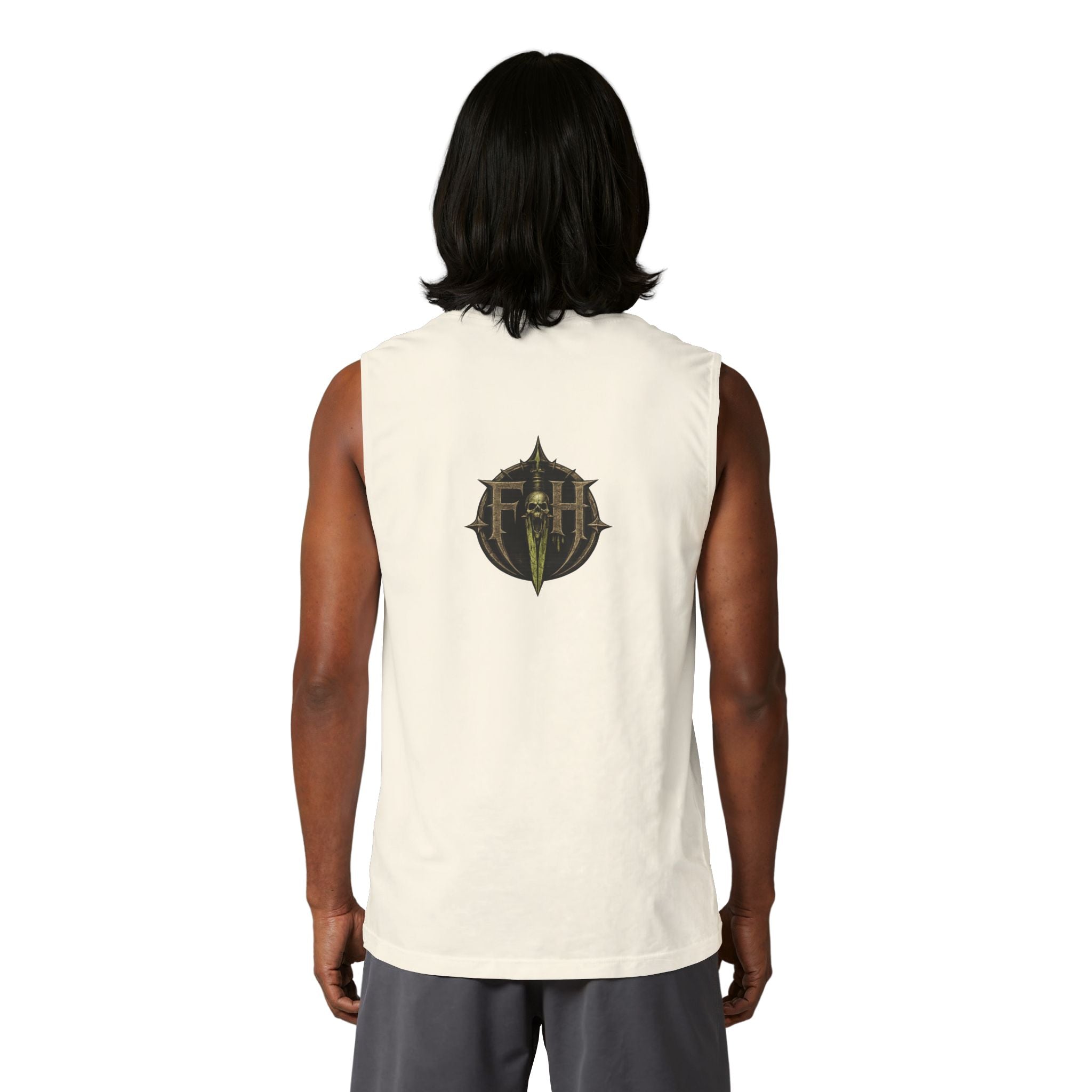 Forever Horror Muscle Tank — Graphic Back Logo Sleeveless Tee