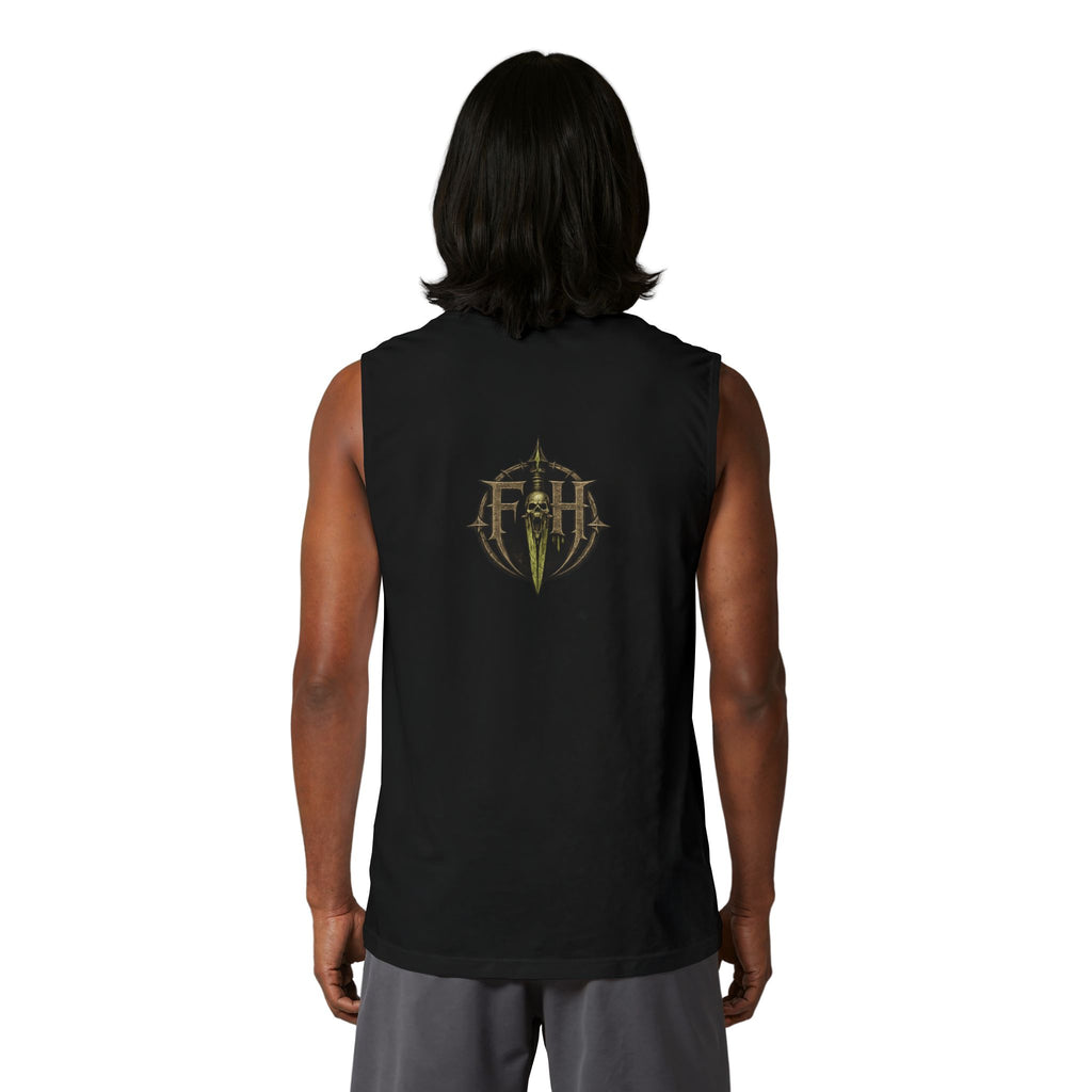 Forever Horror Muscle Tank — Graphic Back Logo Sleeveless Tee