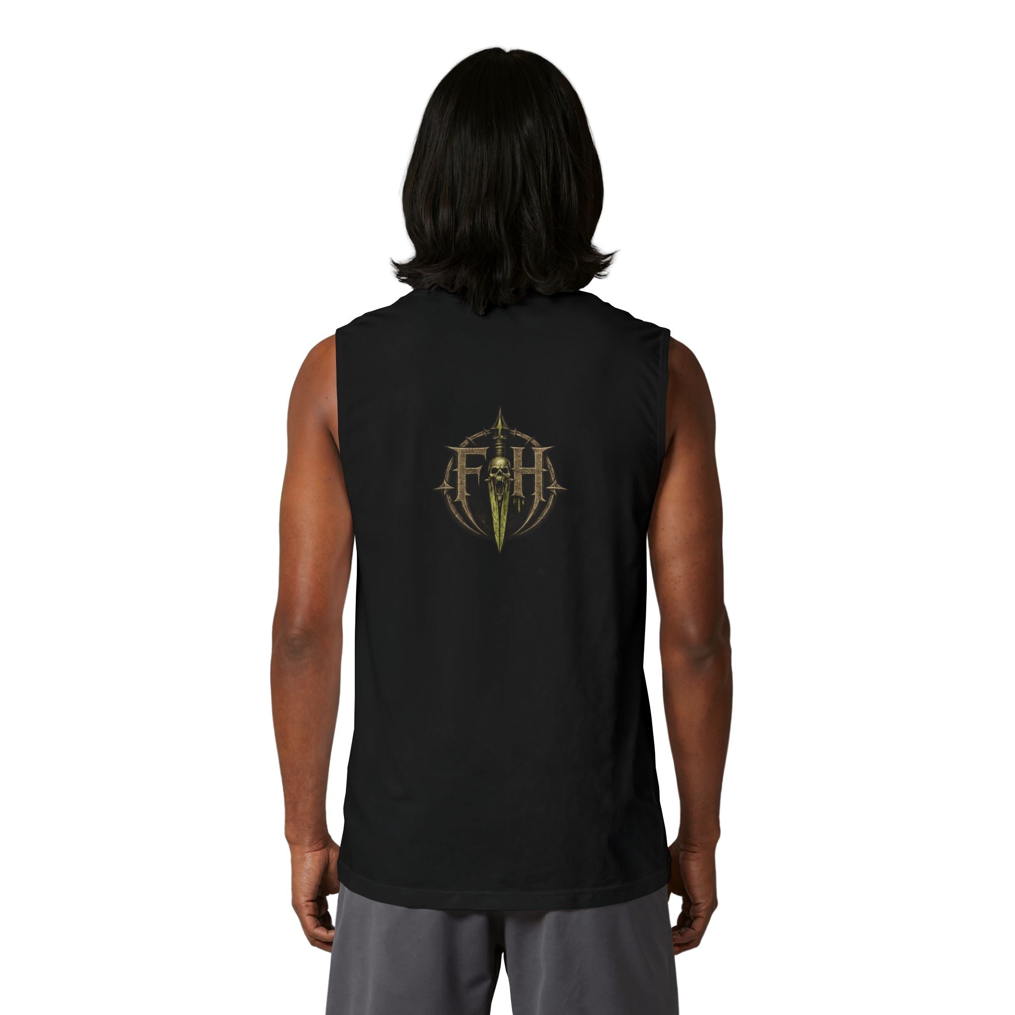 Forever Horror Muscle Tank — Graphic Back Logo Sleeveless Tee
