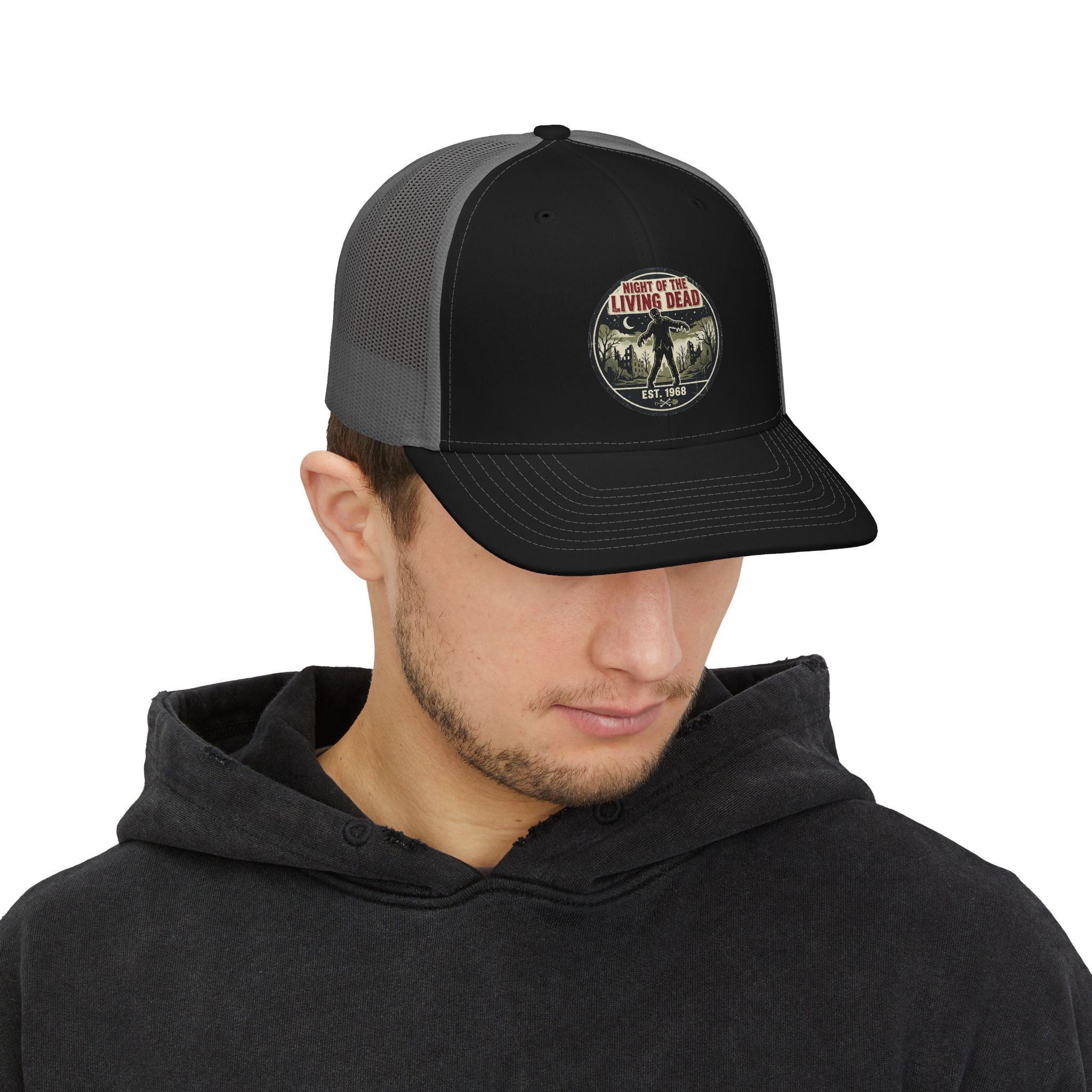 Night of the Living Dead Vintage Patch Snapback Trucker Cap