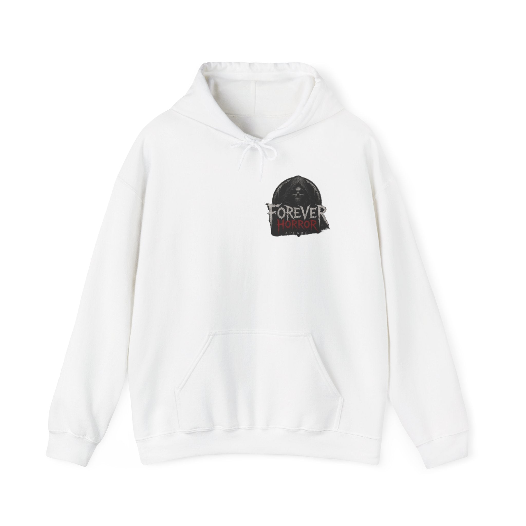 Hoodie — 'Forever Horror' Raven Wings Graphic Pullover