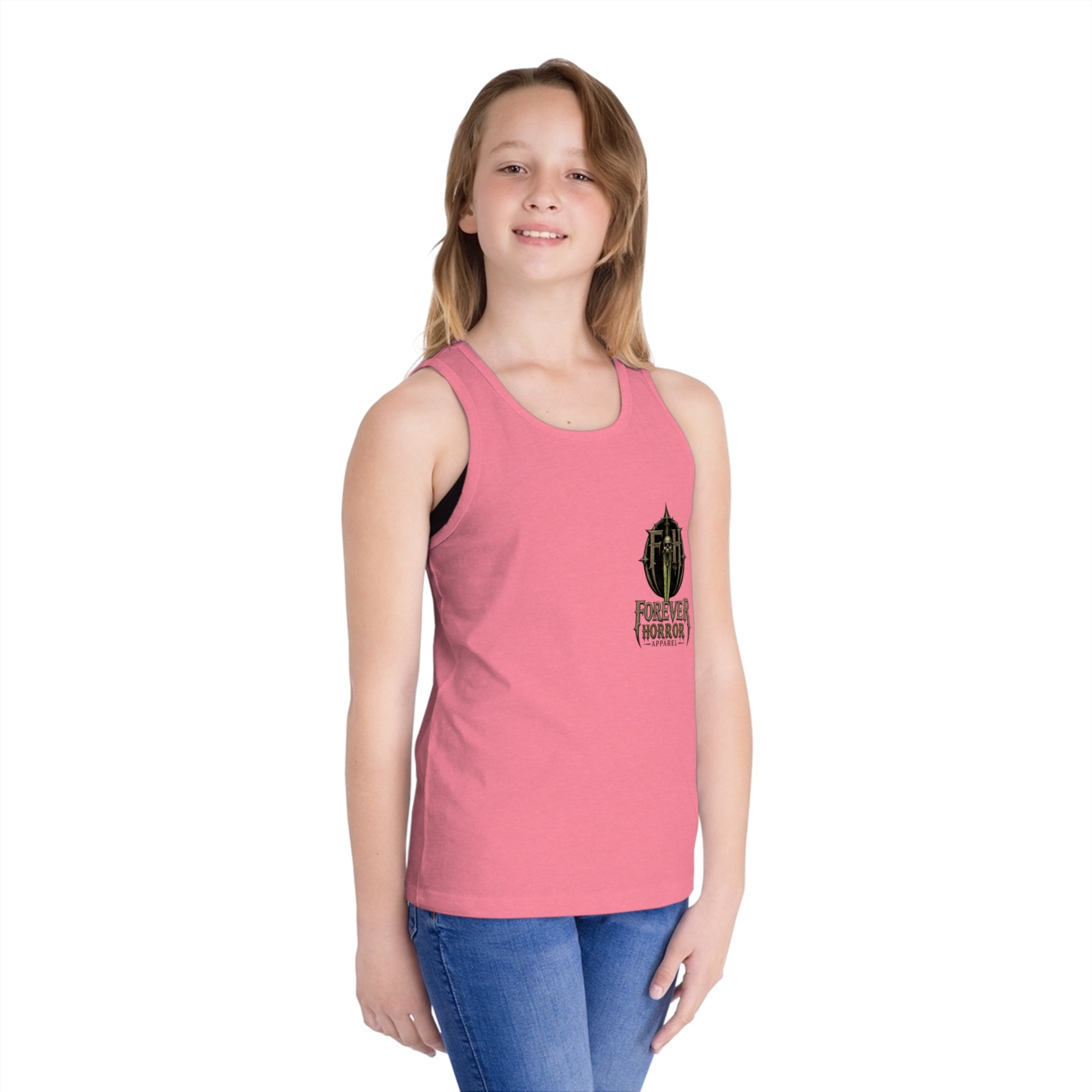 Kid's Horror Logo Tank Top — "Forever Horror" Graphic Jersey