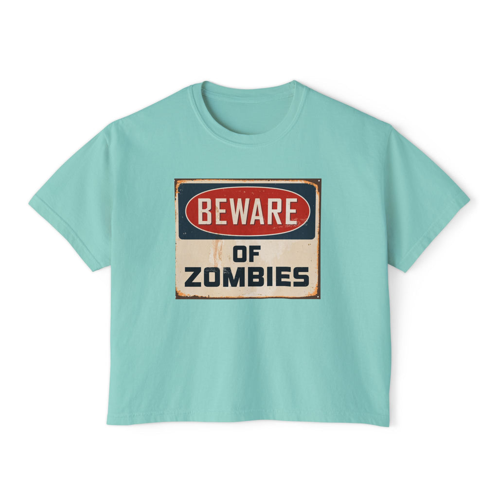Beware of Zombies Boxy Tee