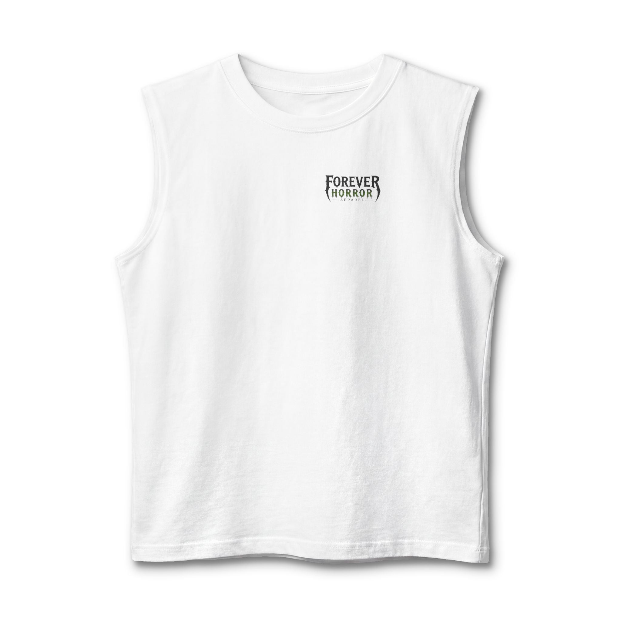 Forever Horror Muscle Tank — Graphic Back Logo Sleeveless Tee