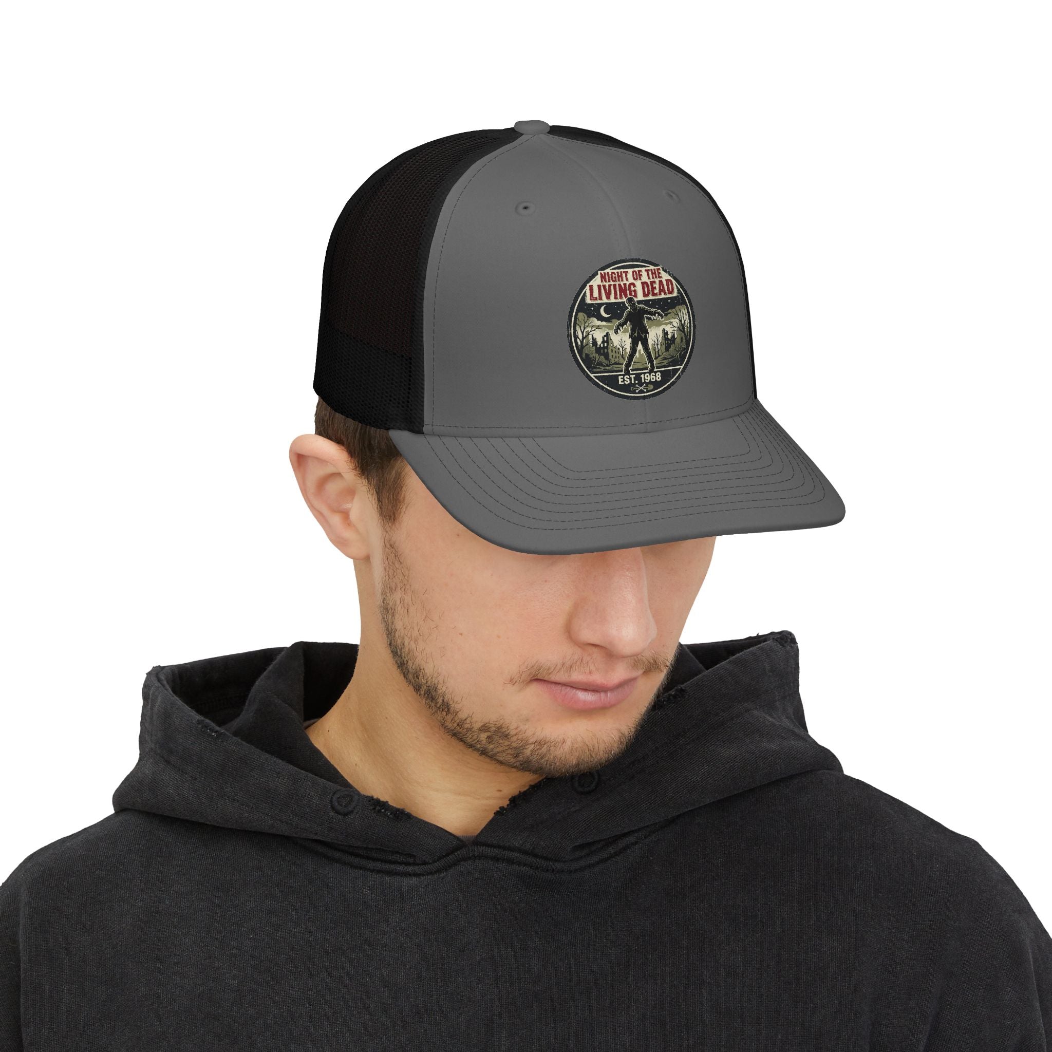 Night of the Living Dead Vintage Patch Snapback Trucker Cap