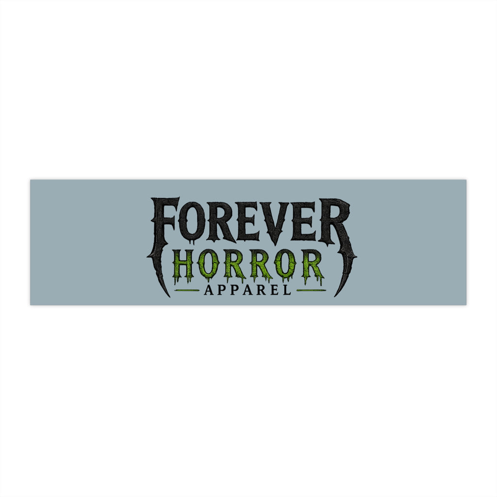 Forever Horror Apparel Bumper Sticker — Gothic Horror Logo Decal