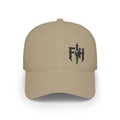 Low Profile Cap with 'FH' Gothic Emblem — Minimalist Baseball Hat for Casual Streetwear