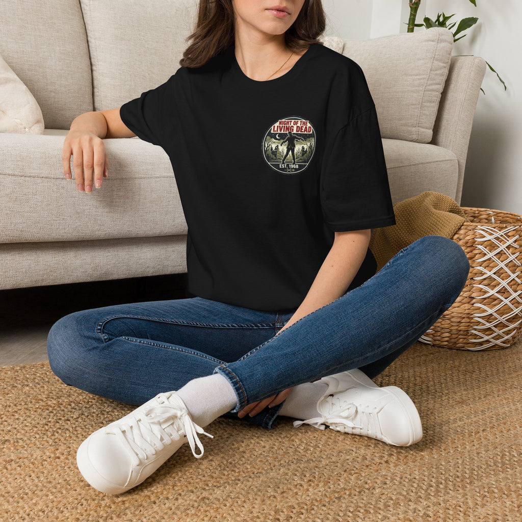 Night of the Living Dead T‑Shirt — Vintage Horror Movie Logo Tee