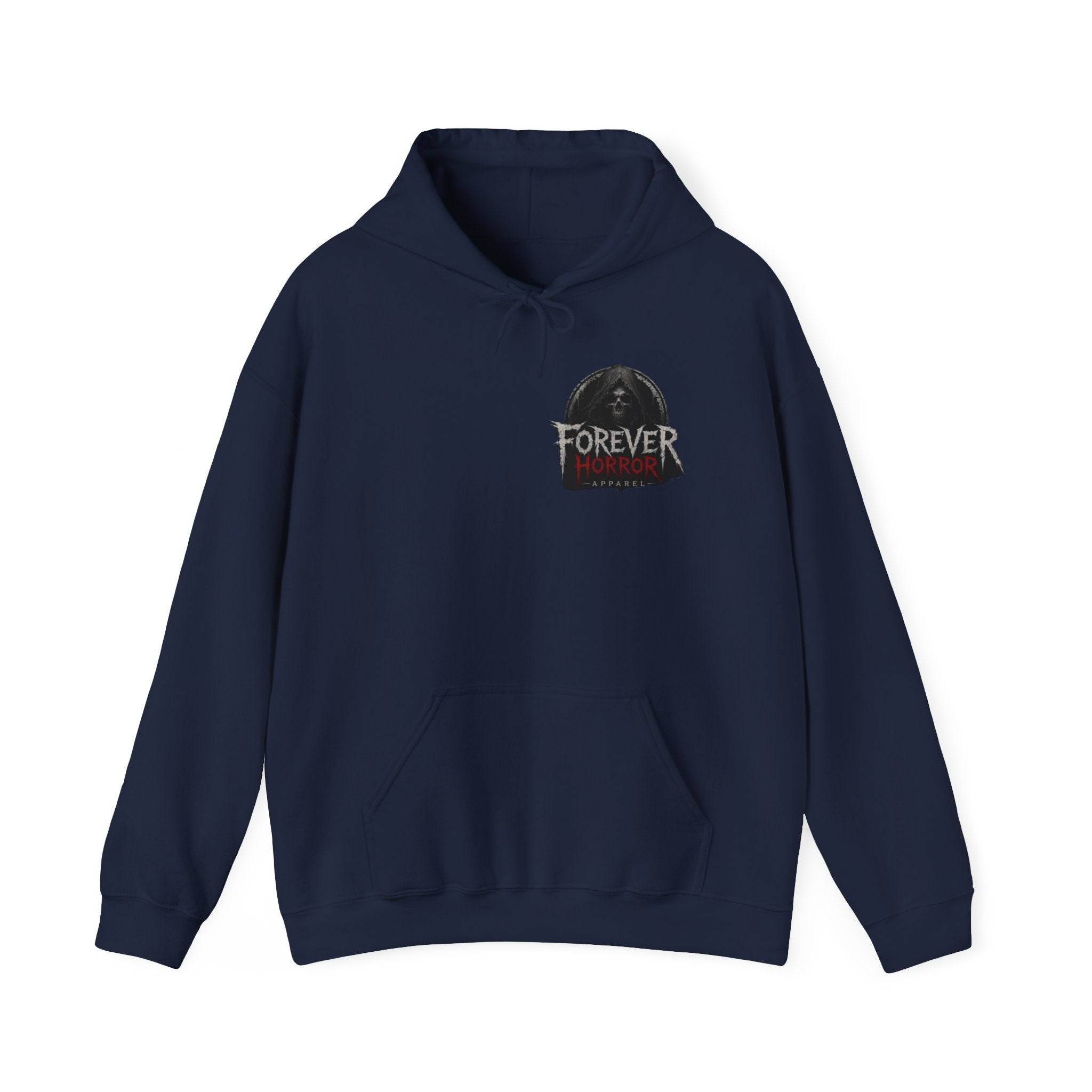 Hoodie — 'Forever Horror' Raven Wings Graphic Pullover