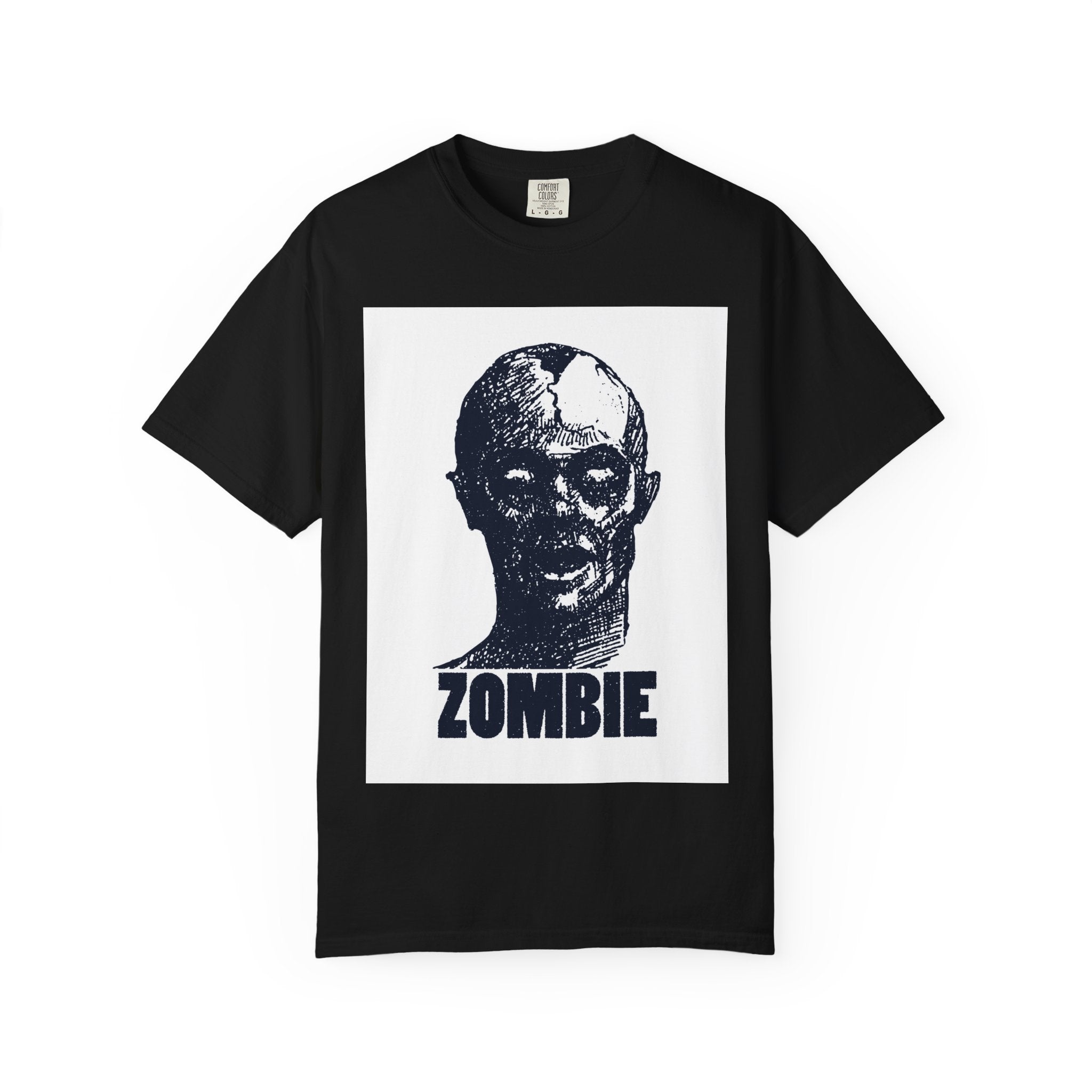 Zombie Graphic T-Shirt — Vintage Horror Head Tee