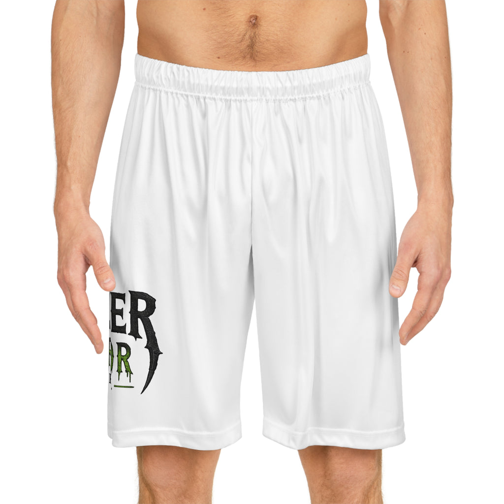Basketball Shorts — 'Forever Horror' Logo Athletic Shorts