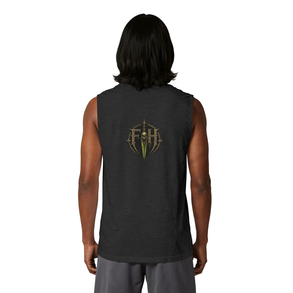 Forever Horror Muscle Tank — Graphic Back Logo Sleeveless Tee