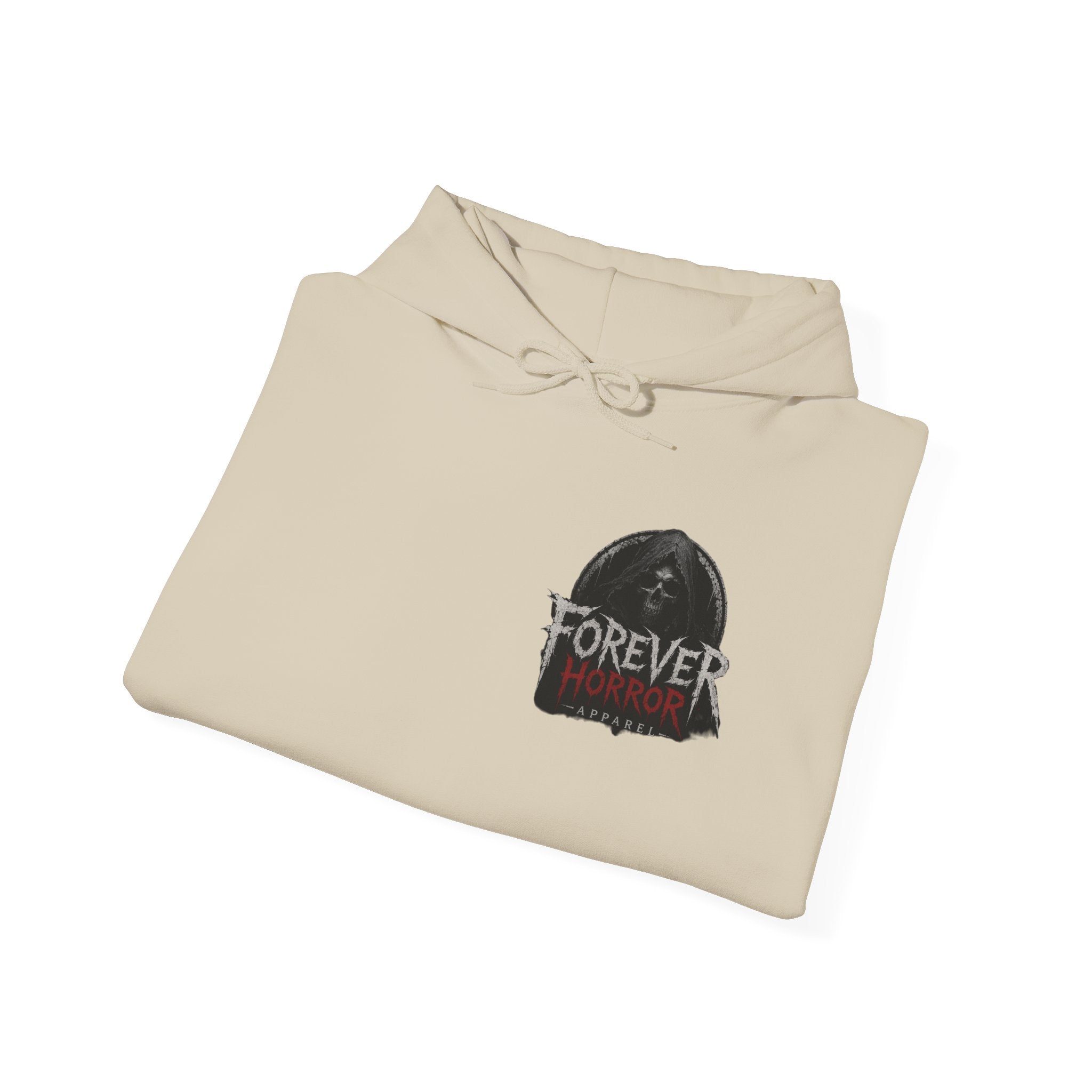 Hoodie — 'Forever Horror' Raven Wings Graphic Pullover