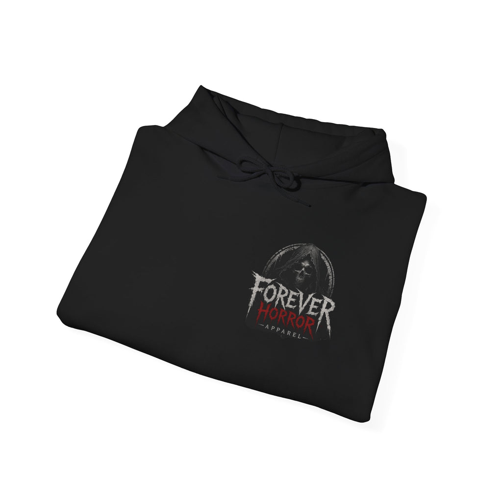 Hoodie — 'Forever Horror' Raven Wings Graphic Pullover
