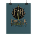 Forever Horror Apparel Poster — Rolled Goth Horror Logo Print