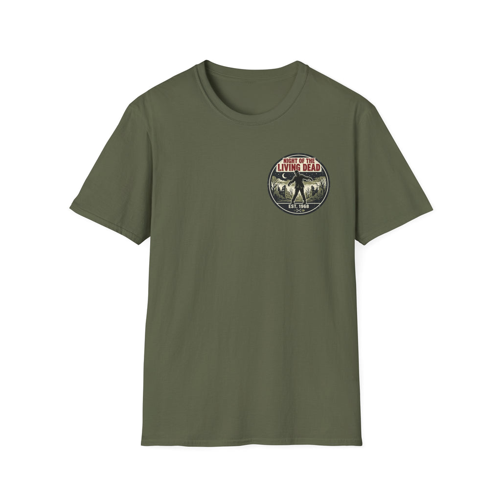 Night of the Living Dead T‑Shirt — Vintage Horror Movie Logo Tee