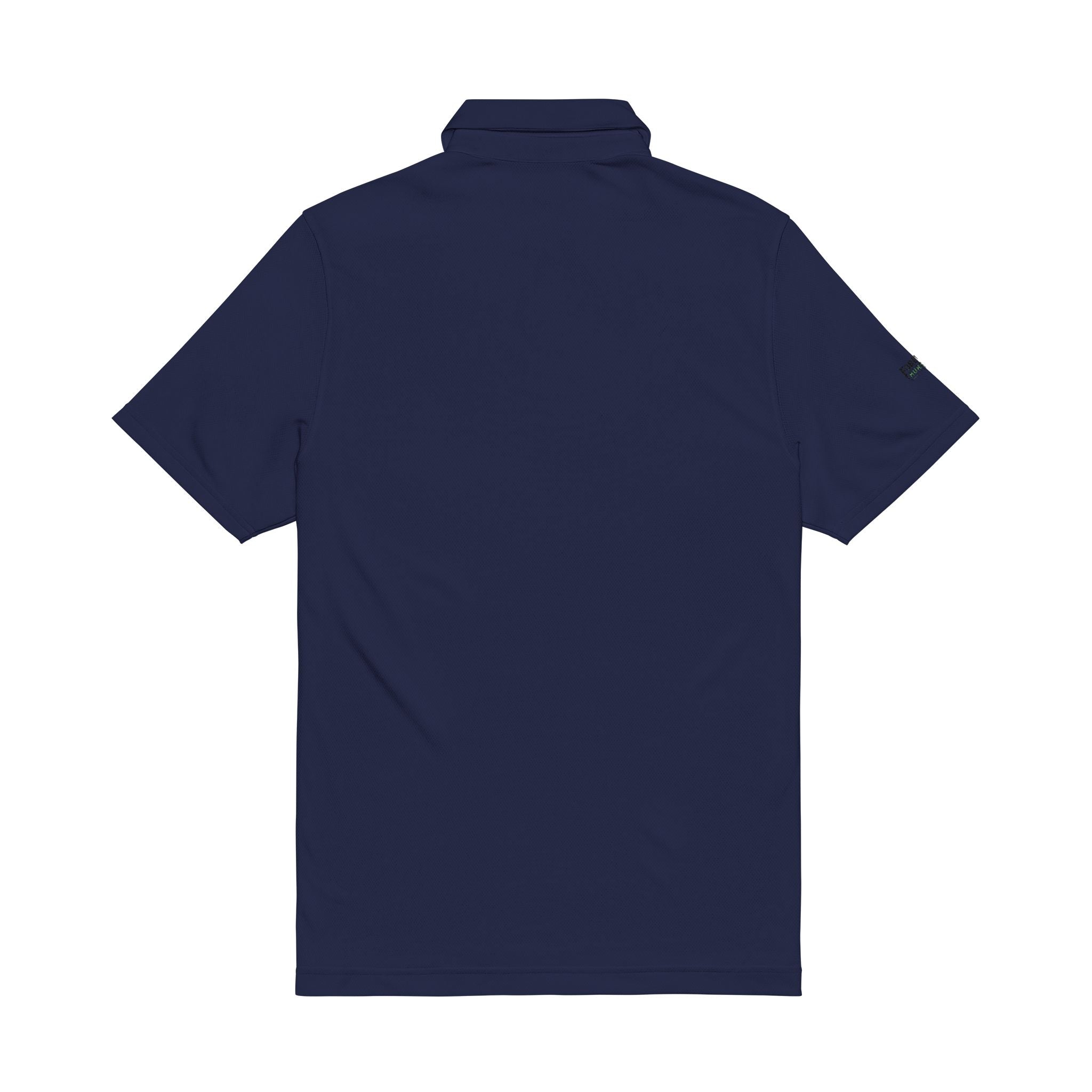 Embroidered Golf Polo Shirt – Men’s White Performance Polo with Crest
