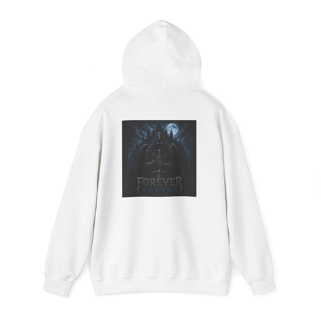 Hoodie — 'Forever Horror' Raven Wings Graphic Pullover