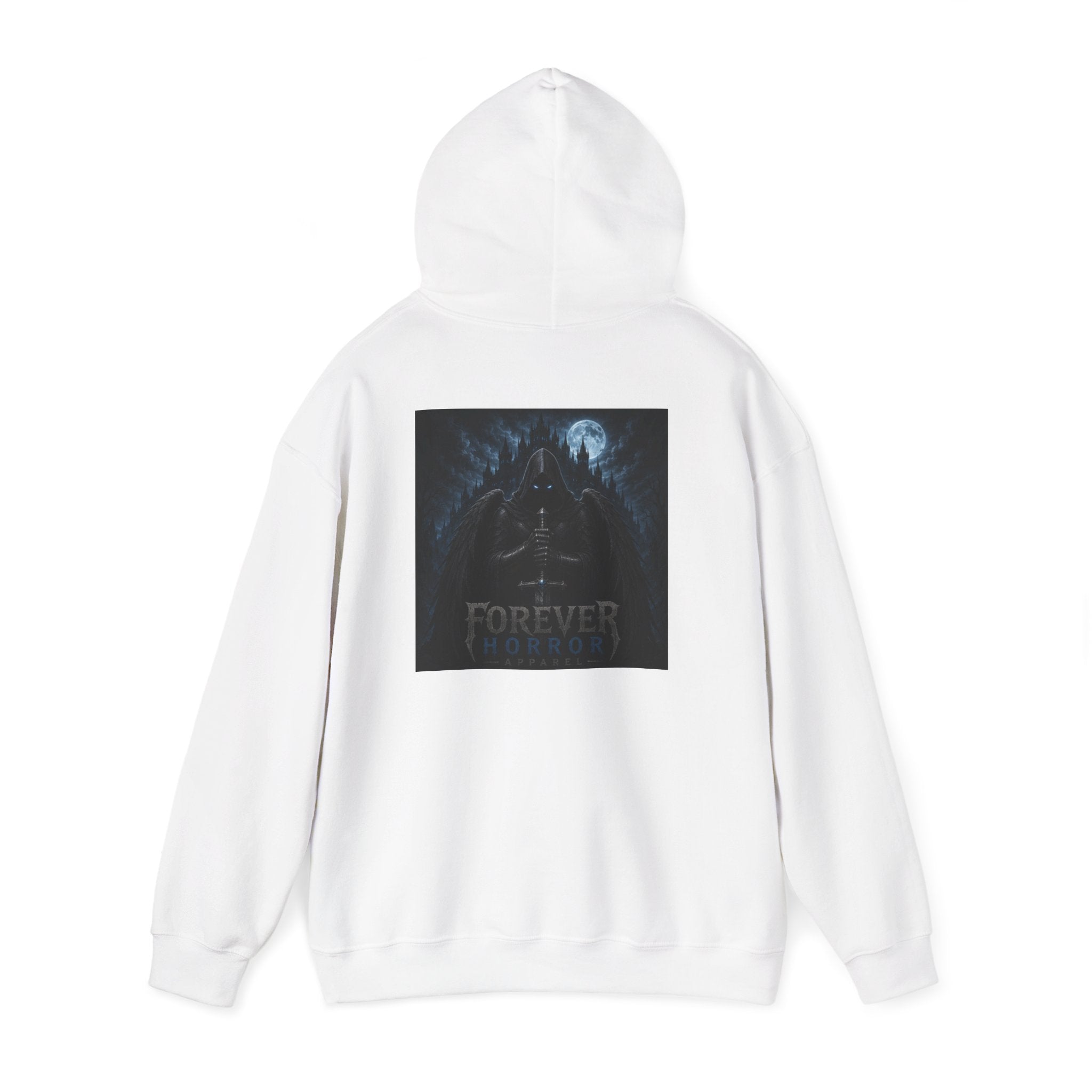 Hoodie — 'Forever Horror' Raven Wings Graphic Pullover