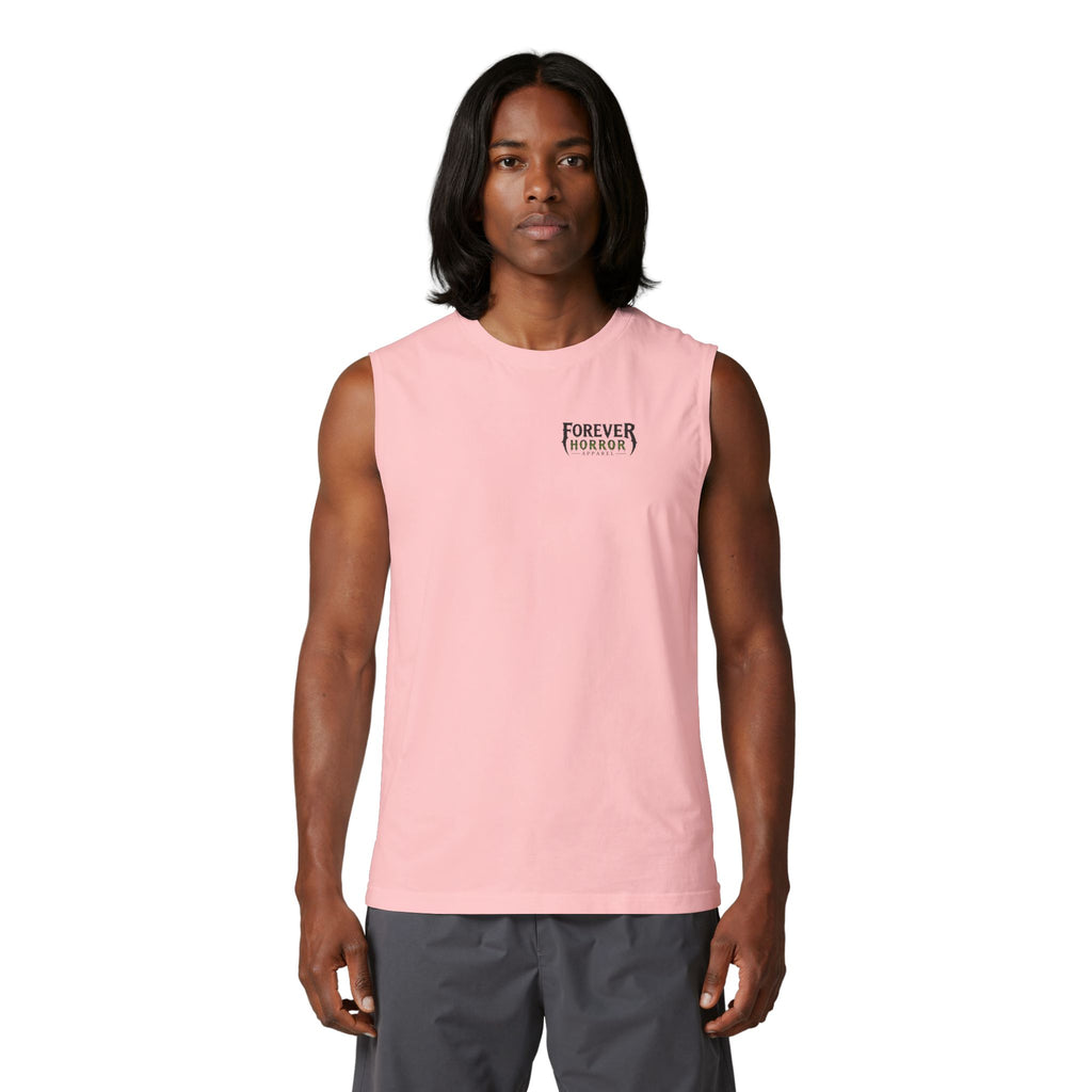 Forever Horror Muscle Tank — Graphic Back Logo Sleeveless Tee