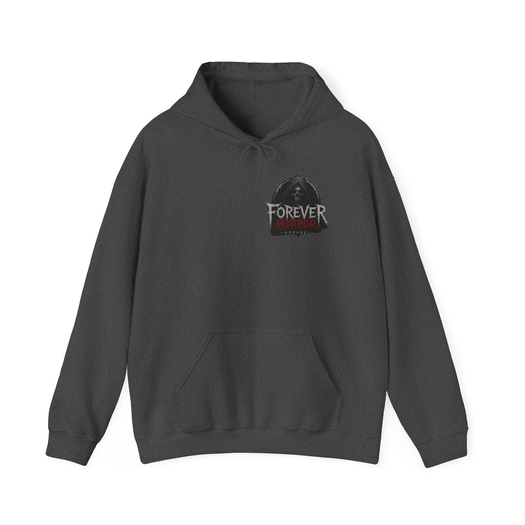 Hoodie — 'Forever Horror' Raven Wings Graphic Pullover