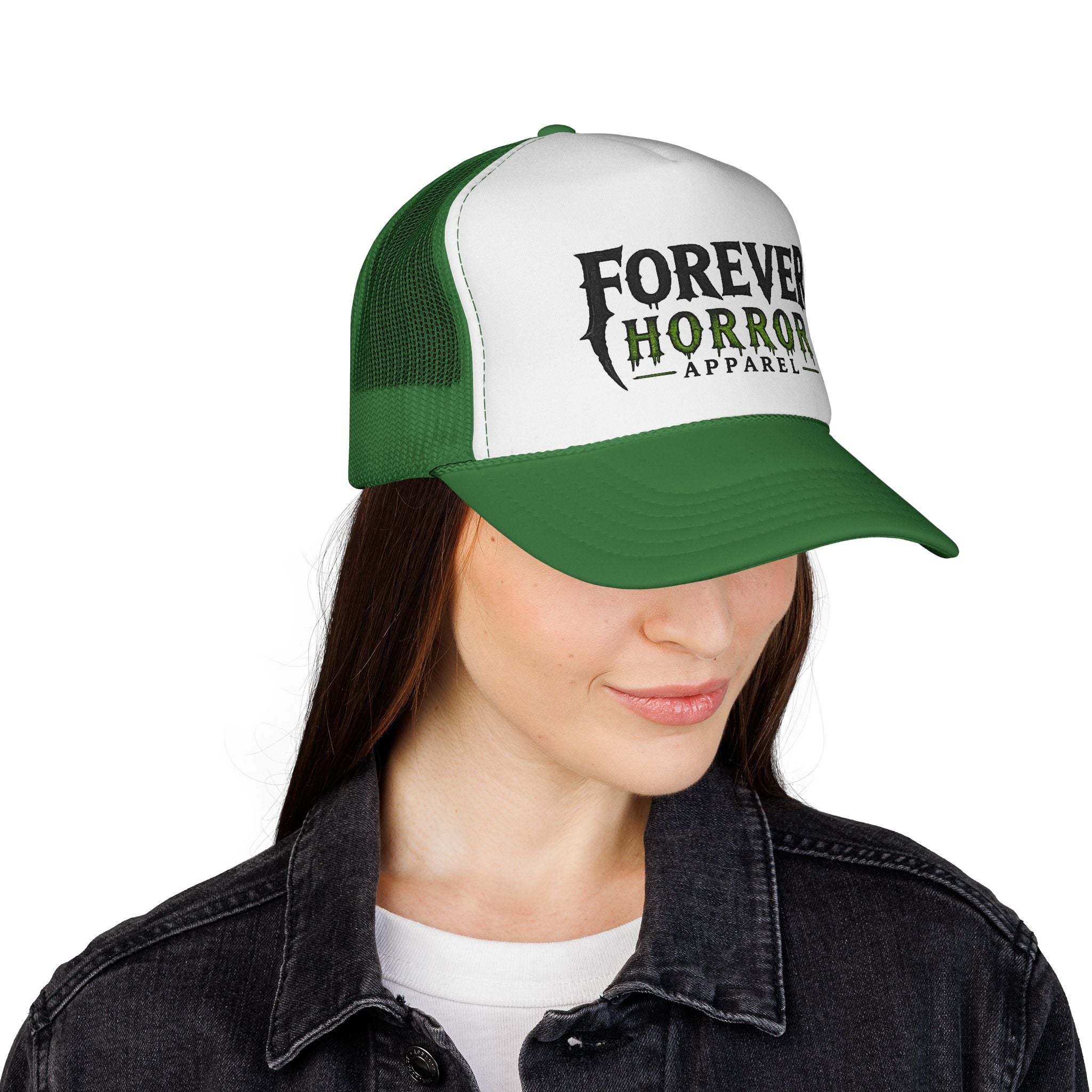 Horror Trucker Hat — "Forever Horror Apparel" Mesh Cap