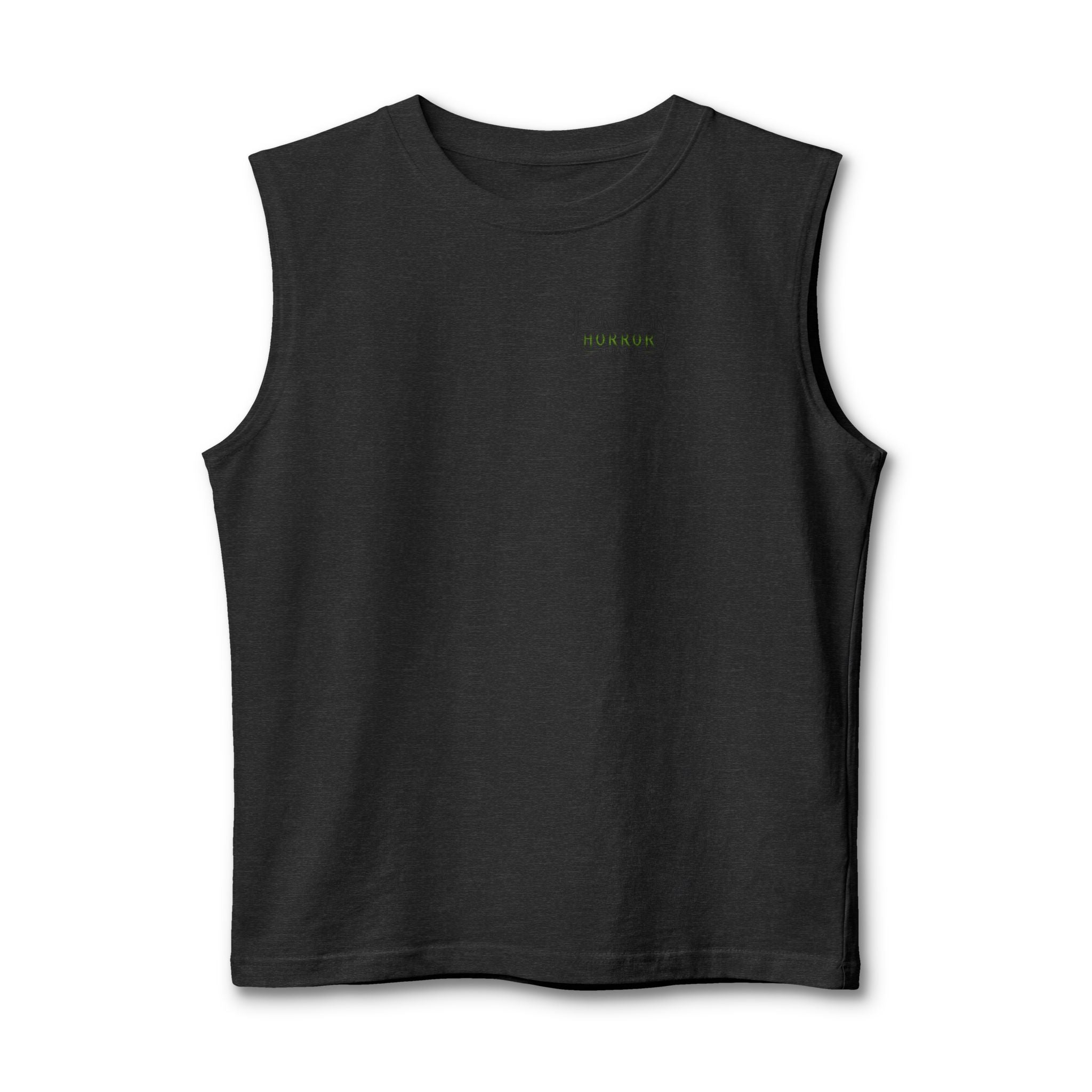 Forever Horror Muscle Tank — Graphic Back Logo Sleeveless Tee